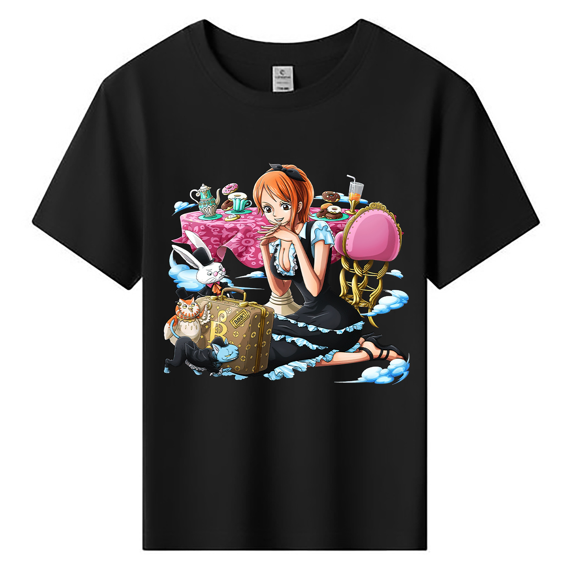 ワンピース ナミ ONE PIECE Nami 綿100％キッズTシャツ（フロントプリント）