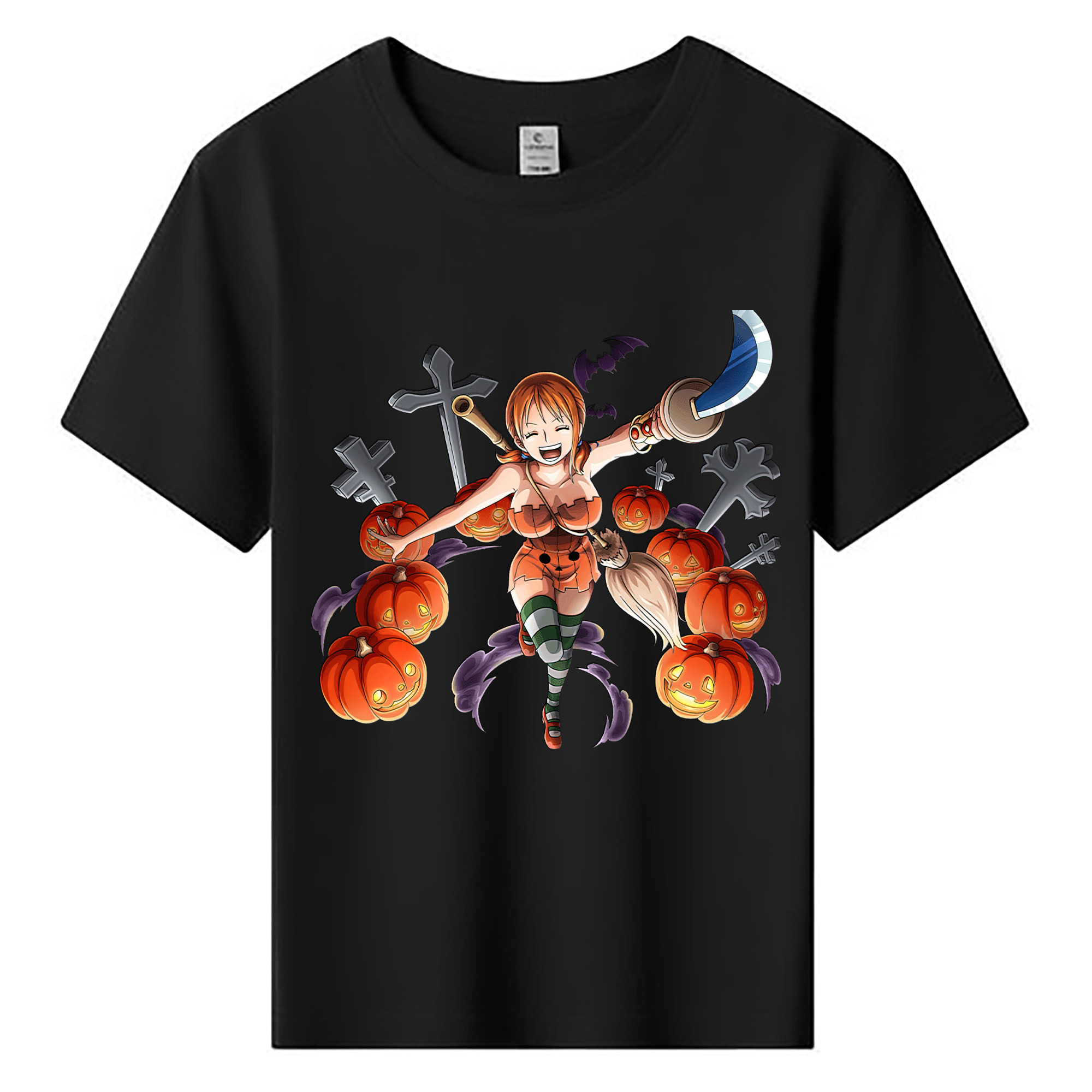 ワンピース ナミ ONE PIECE Nami 綿100％キッズTシャツ（フロントプリント）
