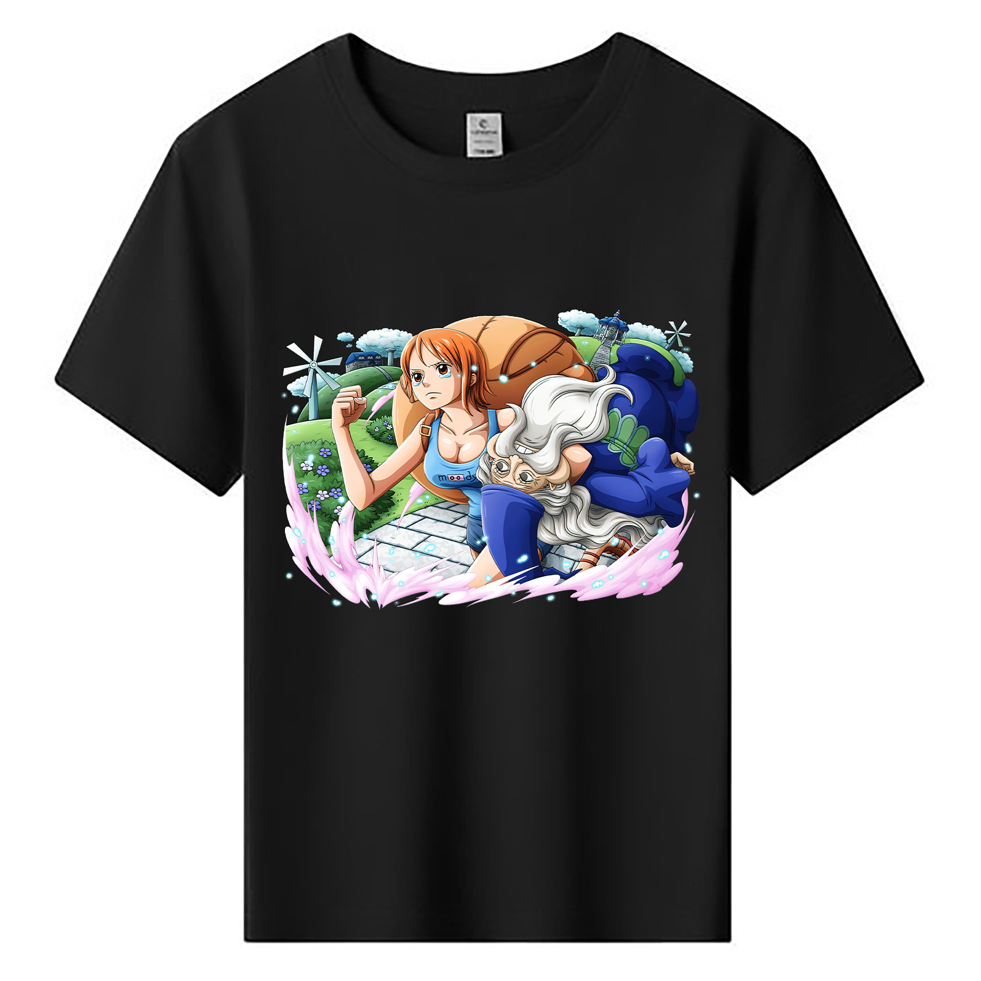 ワンピース ナミ ONE PIECE Nami 綿100％キッズTシャツ（フロントプリント）