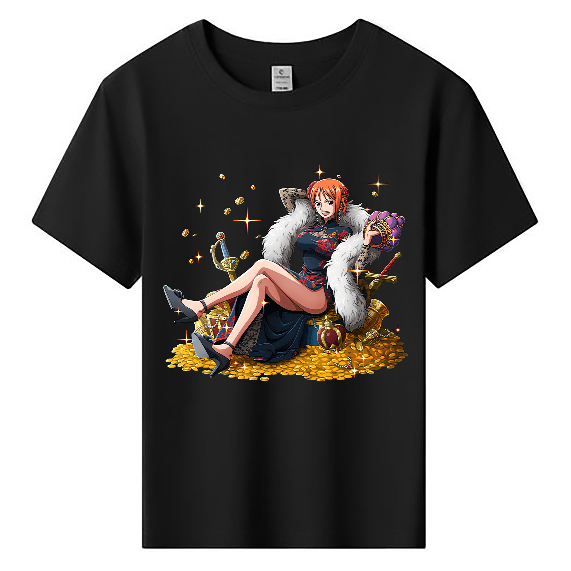 ワンピース ナミ ONE PIECE Nami 綿100％キッズTシャツ（フロントプリント）