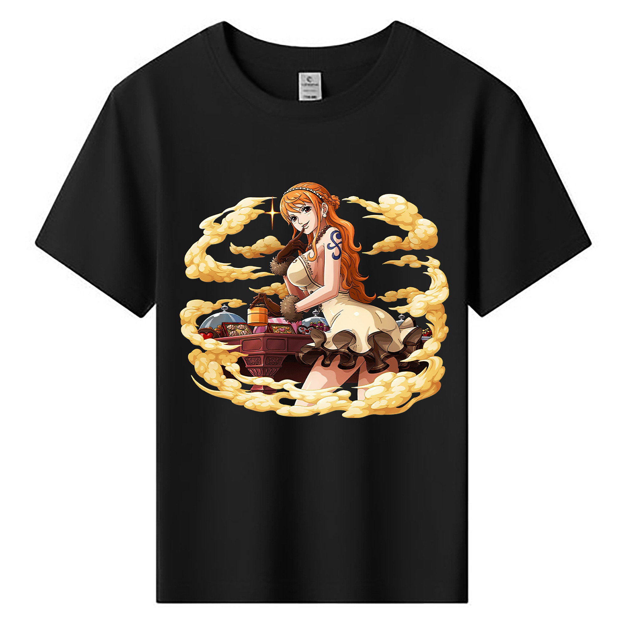 ワンピース ナミ ONE PIECE Nami 綿100％キッズTシャツ（フロントプリント）