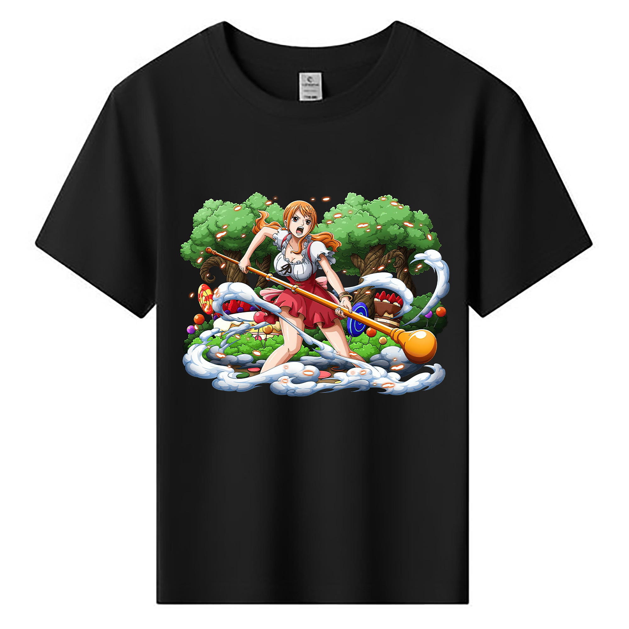 ワンピース ナミ ONE PIECE Nami 綿100％キッズTシャツ（フロントプリント）