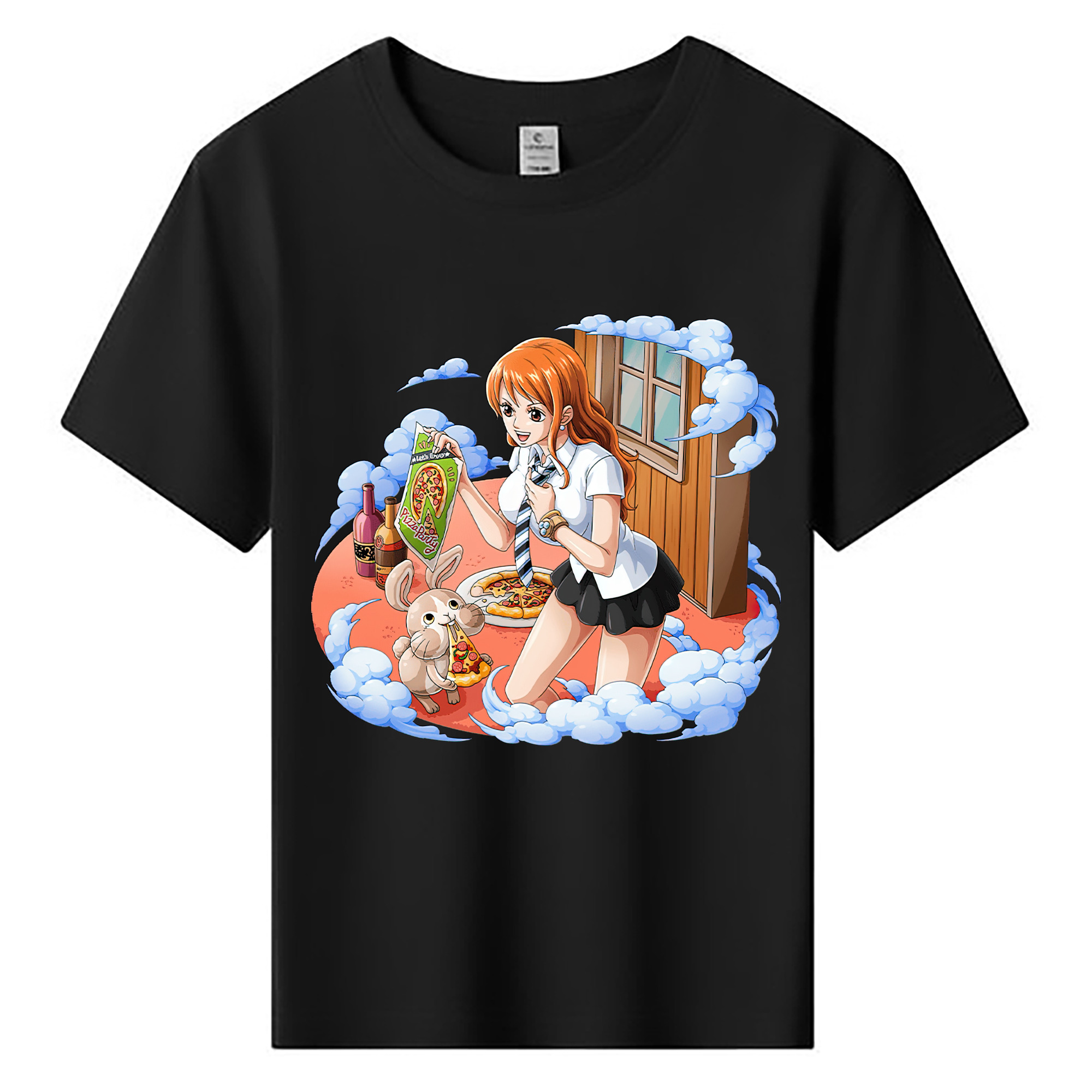 （画像用） ワンピース ナミ ONE PIECE Nami 綿100％キッズTシャツ（フロントプリント）