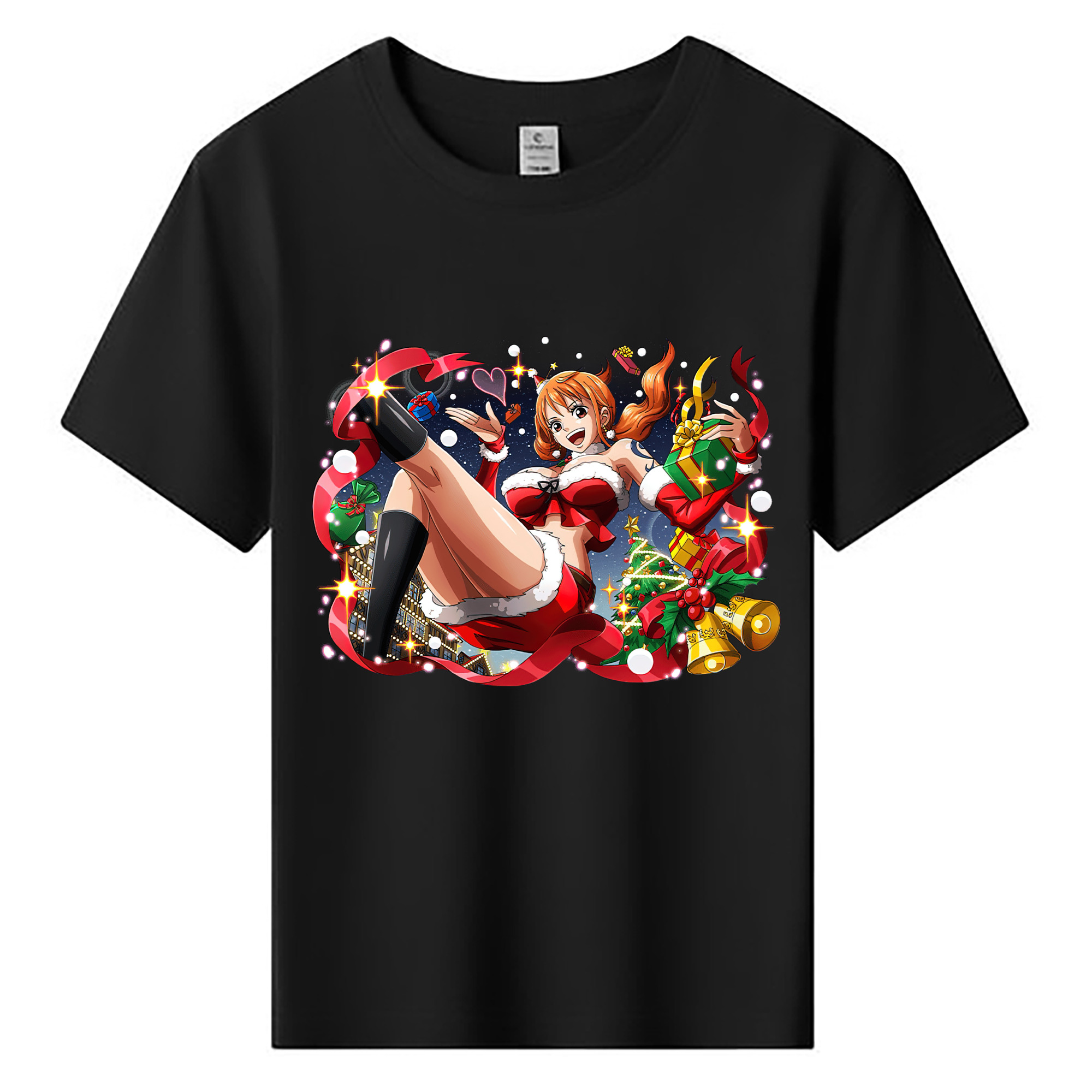 （画像用） ワンピース ナミ ONE PIECE Nami 綿100％キッズTシャツ（フロントプリント）