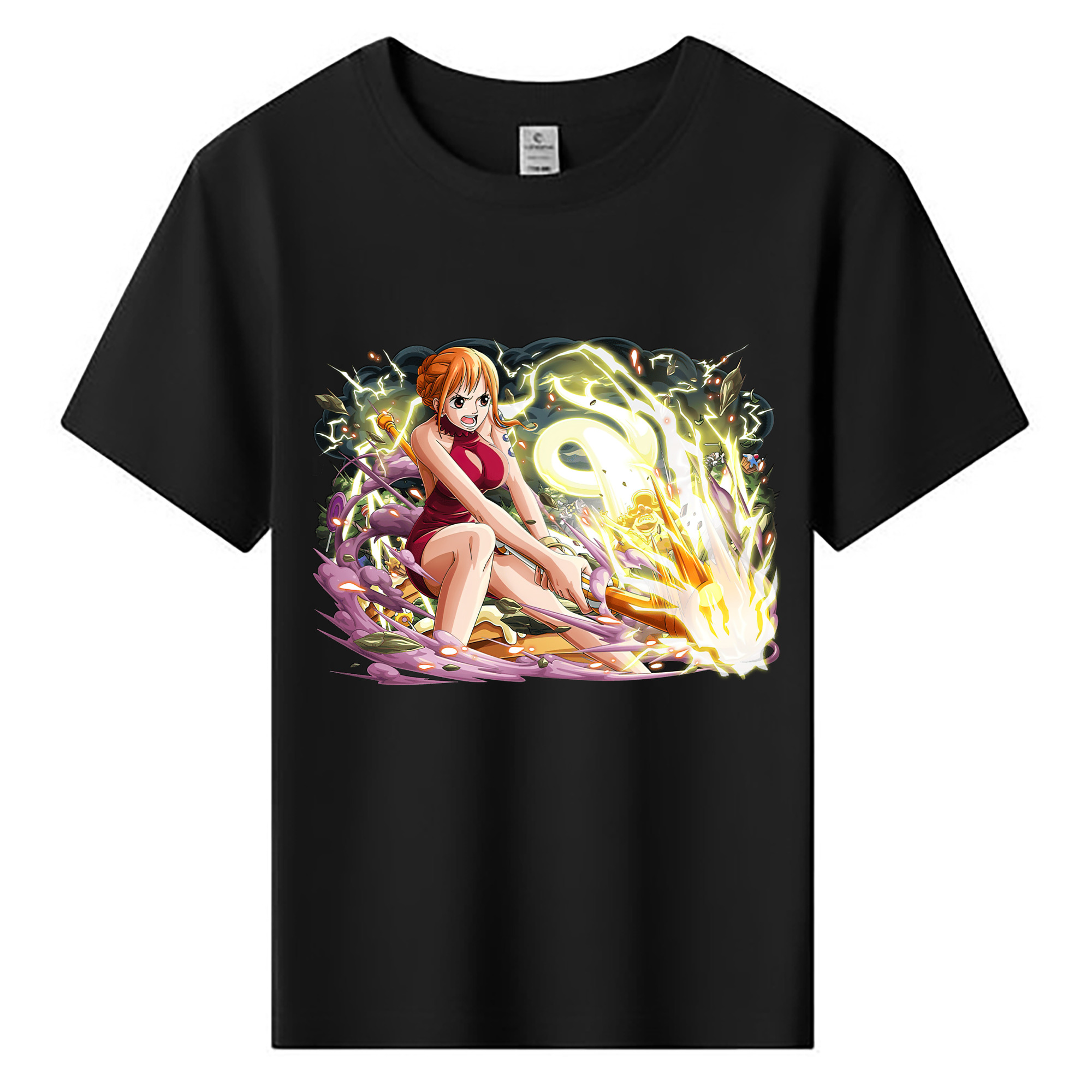 ワンピース ナミ ONE PIECE Nami 綿100％キッズTシャツ（フロントプリント）