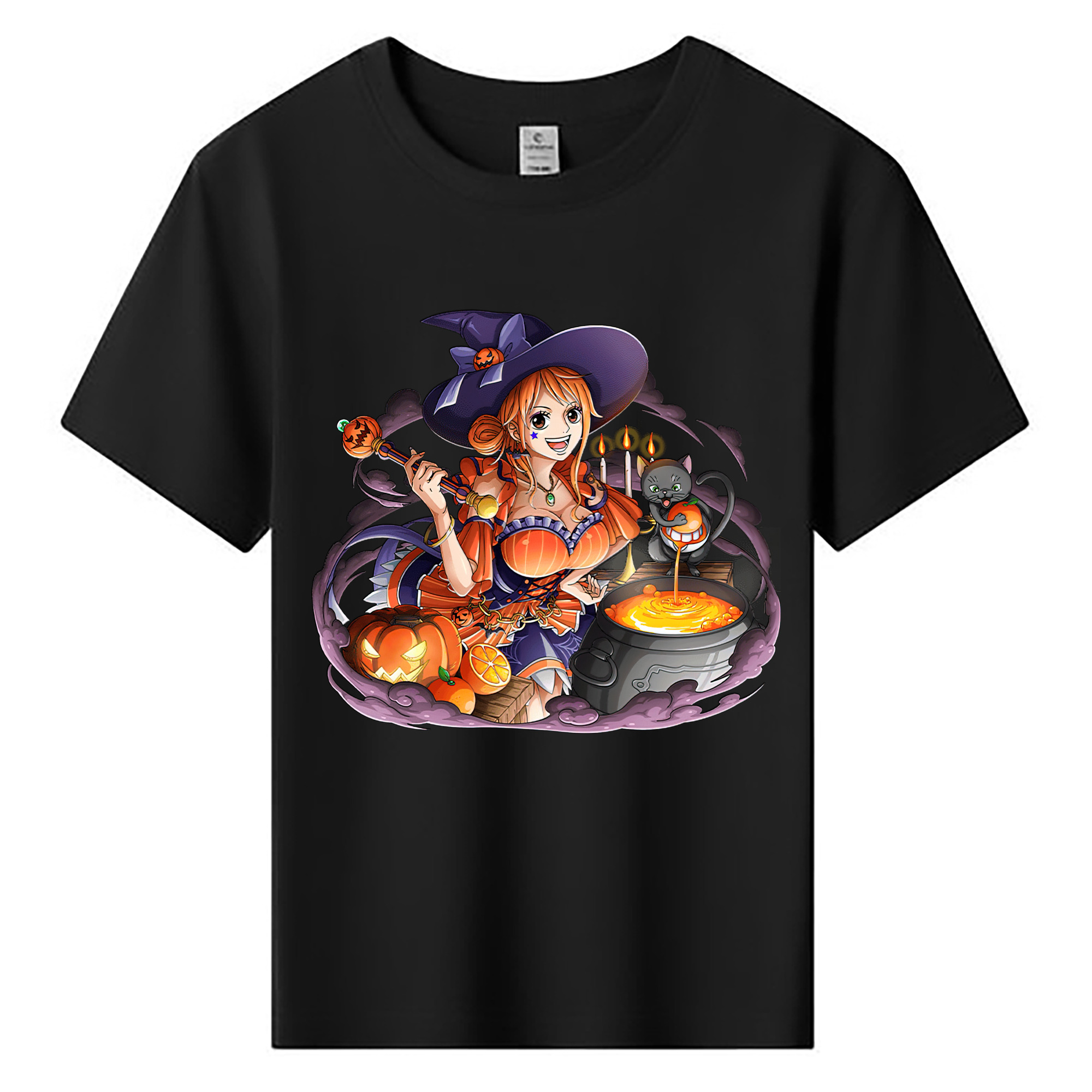 （画像用） ワンピース ナミ ONE PIECE Nami 綿100％キッズTシャツ（フロントプリント）