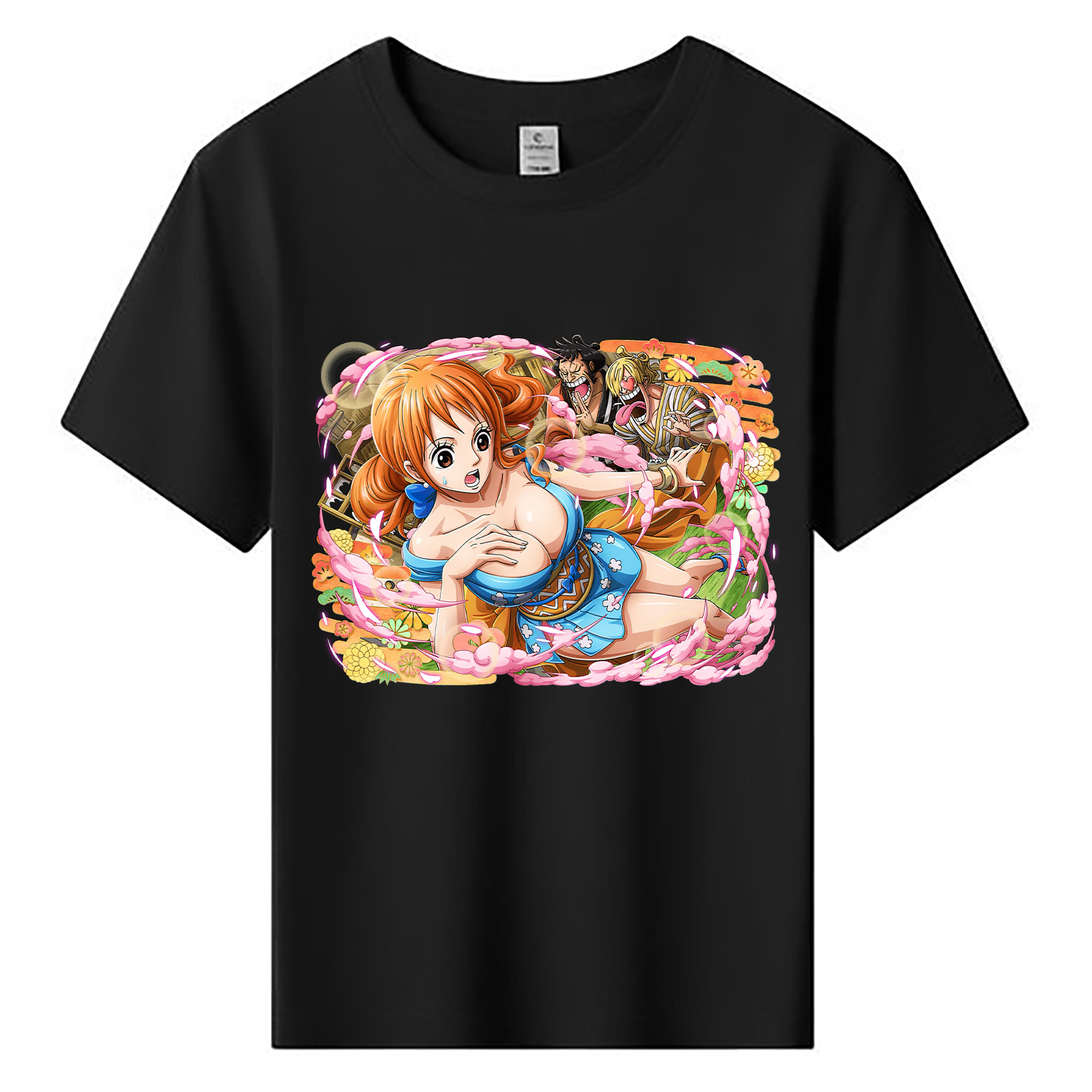 ワンピース ナミ ONE PIECE Nami 綿100％キッズTシャツ（フロントプリント）