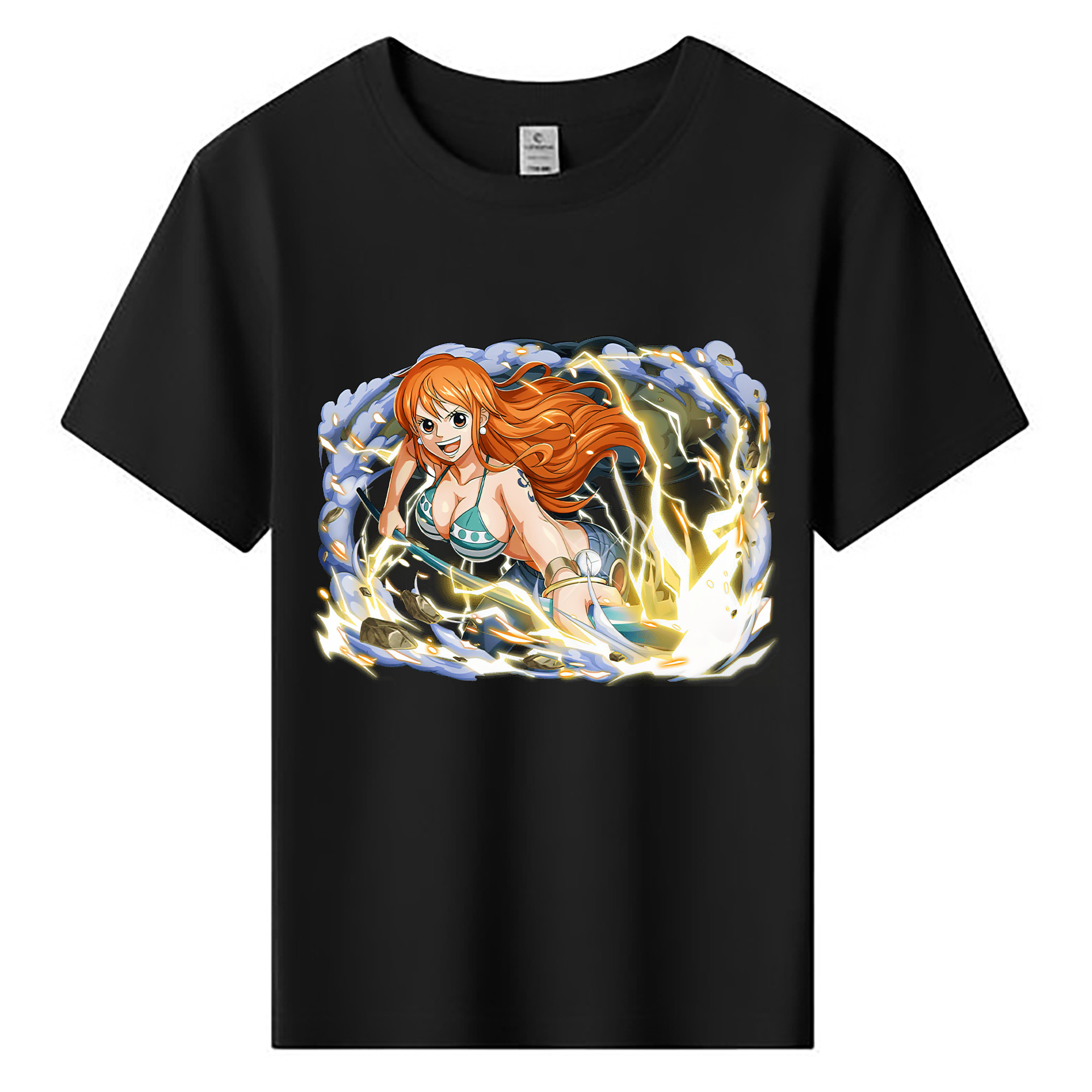 ワンピース ナミ ONE PIECE Nami 綿100％キッズTシャツ（フロントプリント）