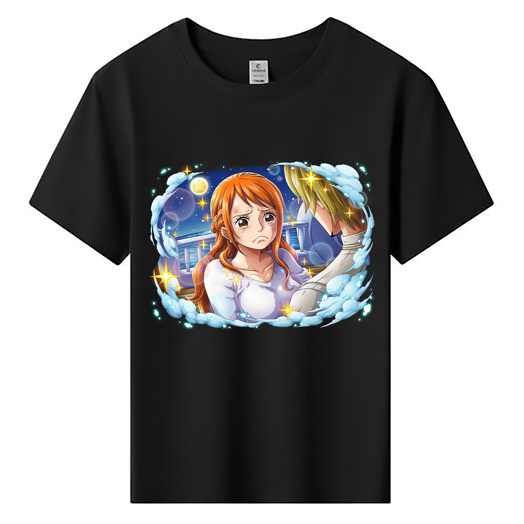（画像用） ワンピース ナミ ONE PIECE Nami 綿100％キッズTシャツ（フロントプリント）