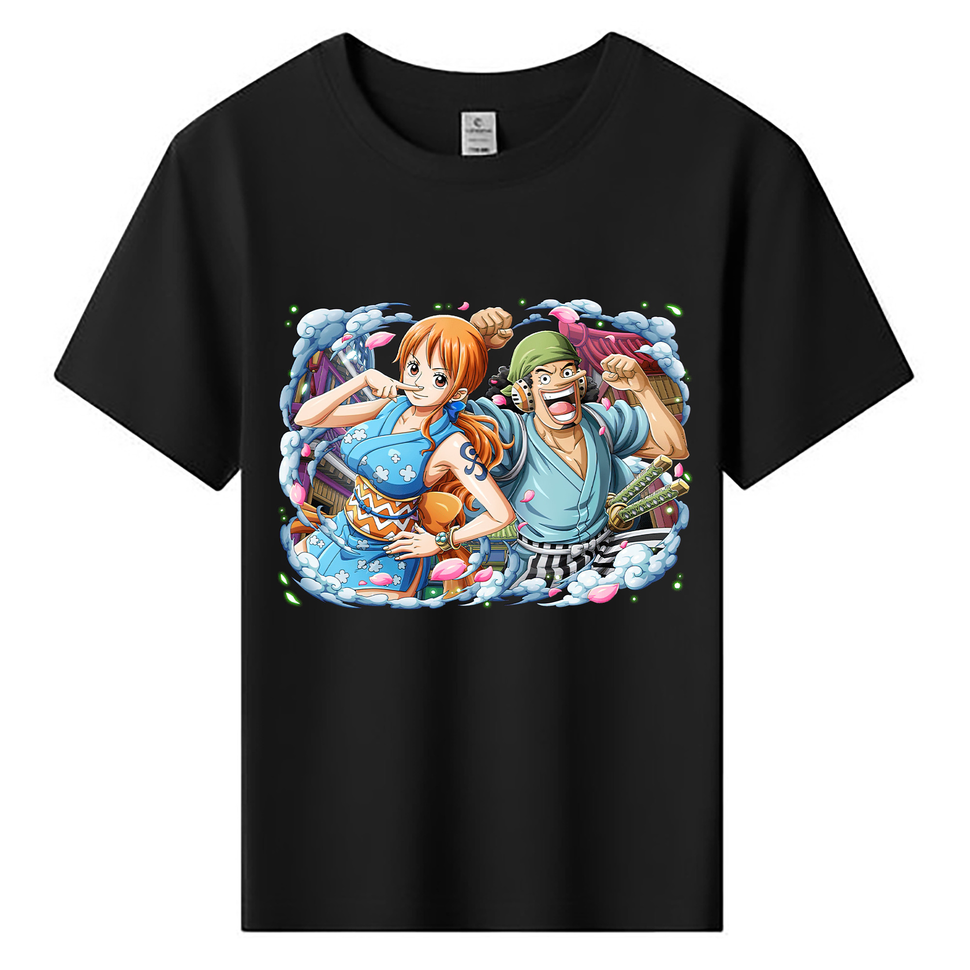ワンピース ナミ ONE PIECE Nami 綿100％キッズTシャツ（フロントプリント）