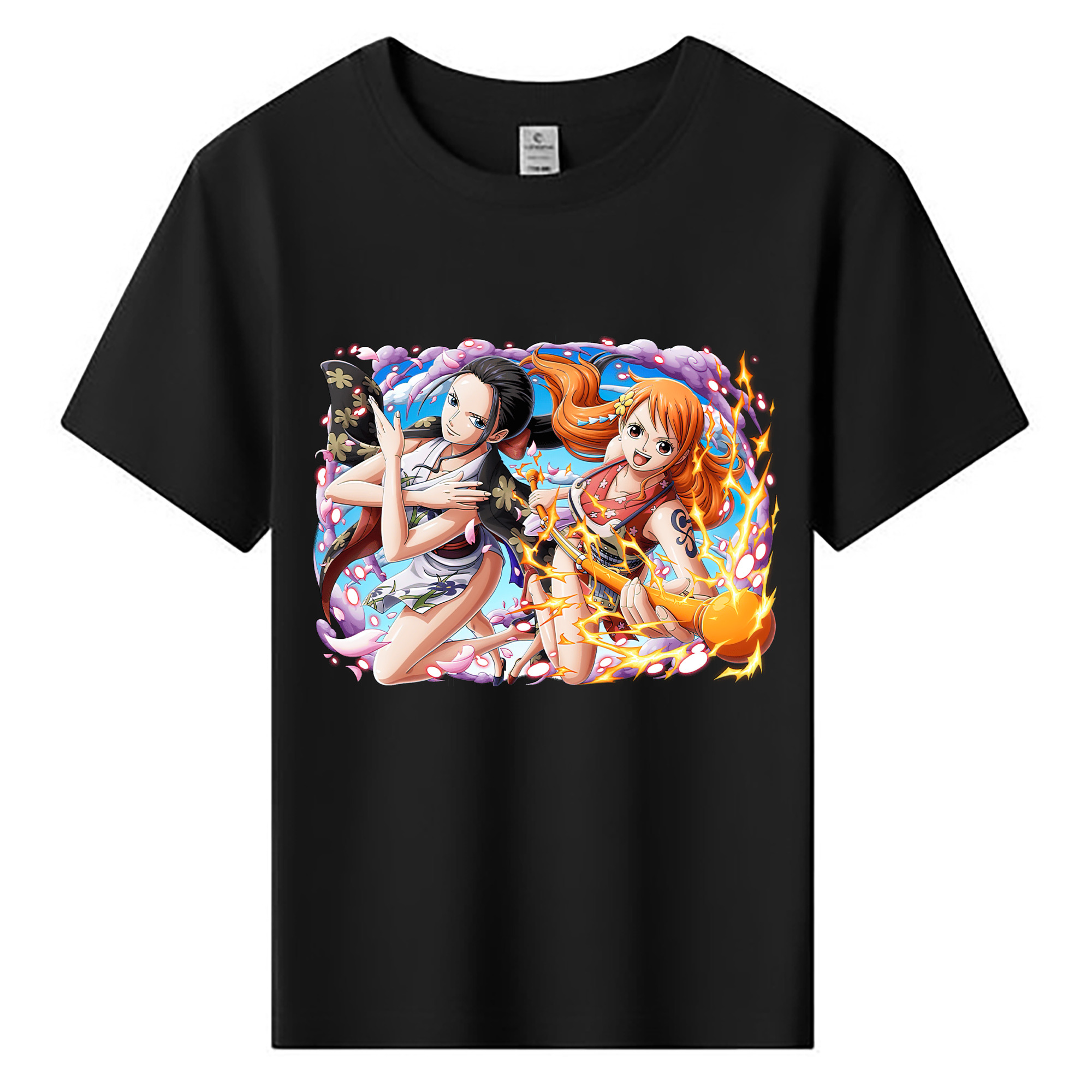 （画像用） ワンピース ナミ ONE PIECE Nami 綿100％キッズTシャツ（フロントプリント）
