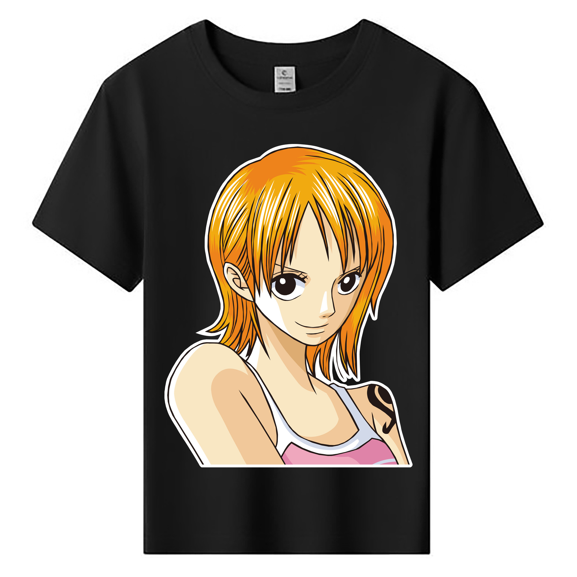 （画像用） ワンピース ナミ ONE PIECE Nami 綿100％キッズTシャツ（フロントプリント）
