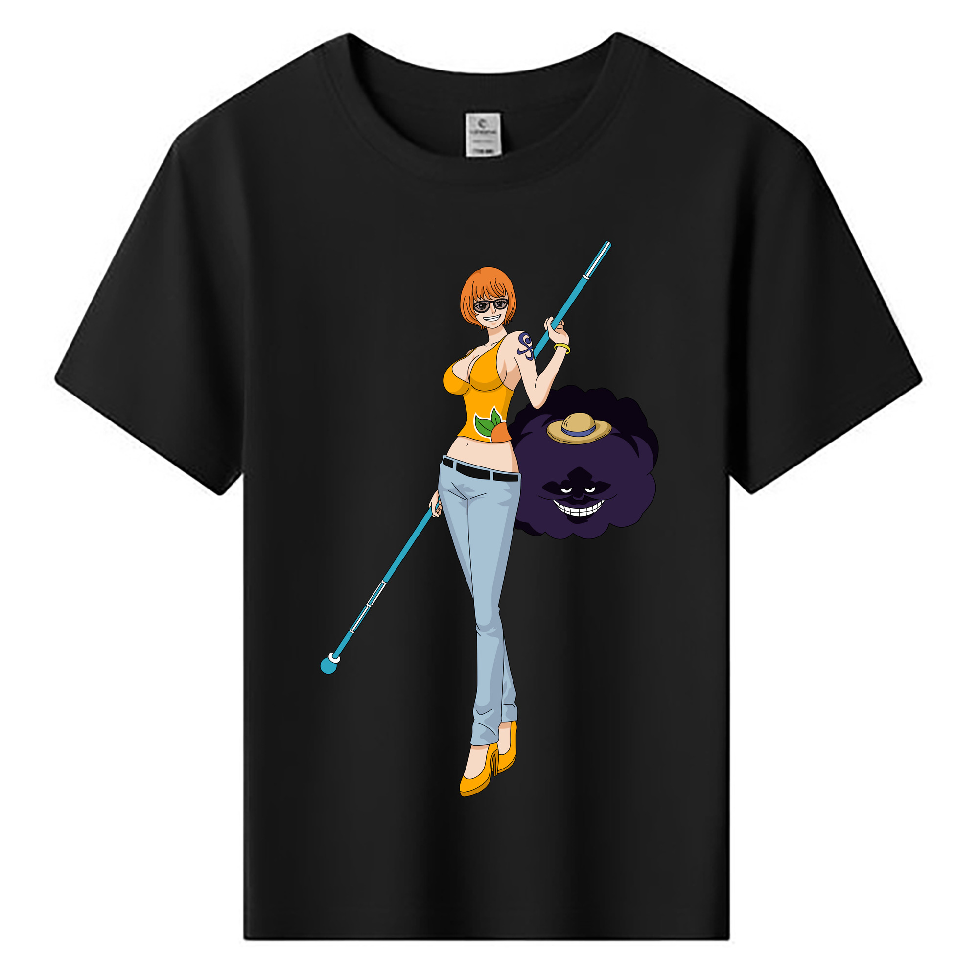ワンピース ナミ ONE PIECE Nami 綿100％キッズTシャツ（フロントプリント）