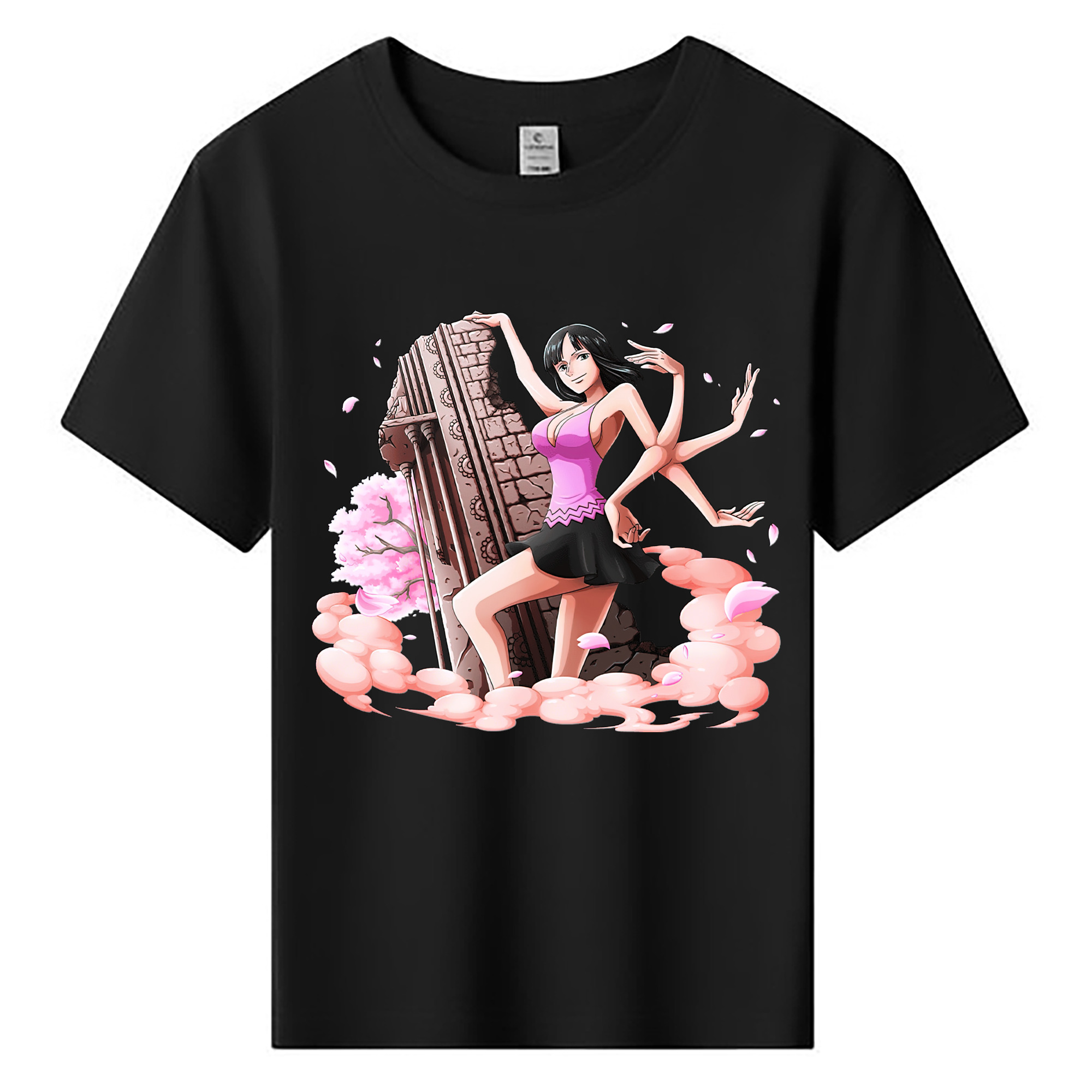 （画像用） ワンピース ニコ・ロビン ONE PIECE Nico Robin 綿100％キッズTシャツ（フロントプリント）