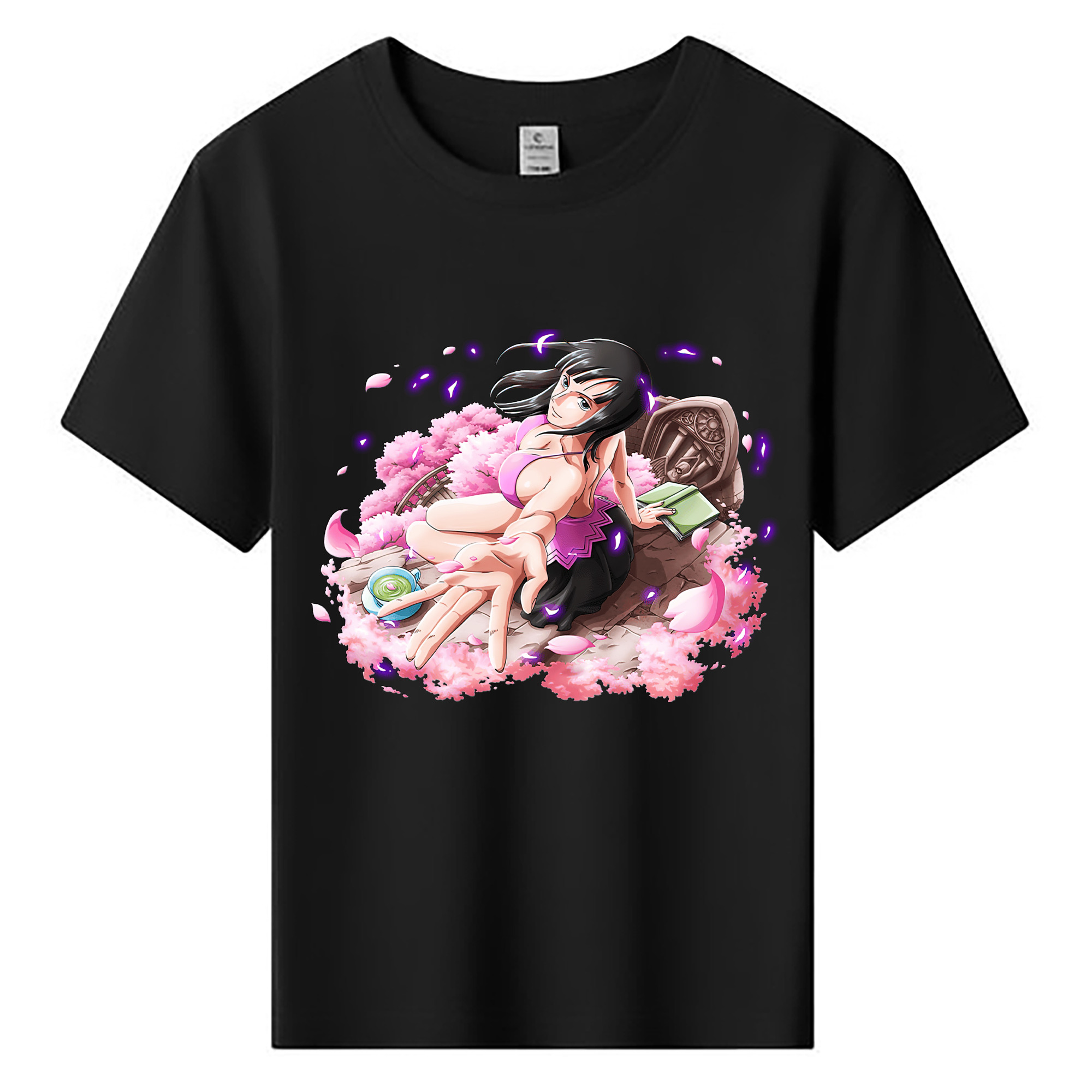 （画像用） ワンピース ニコ・ロビン ONE PIECE Nico Robin 綿100％キッズTシャツ（フロントプリント）