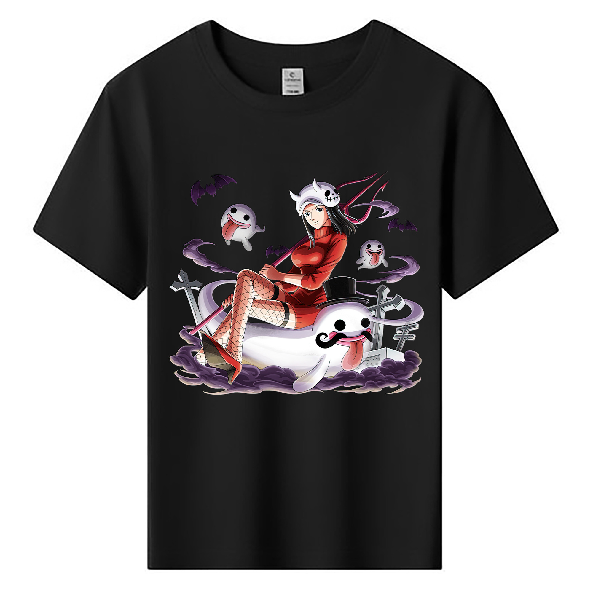 （画像用） ワンピース ニコ・ロビン ONE PIECE Nico Robin 綿100％キッズTシャツ（フロントプリント）