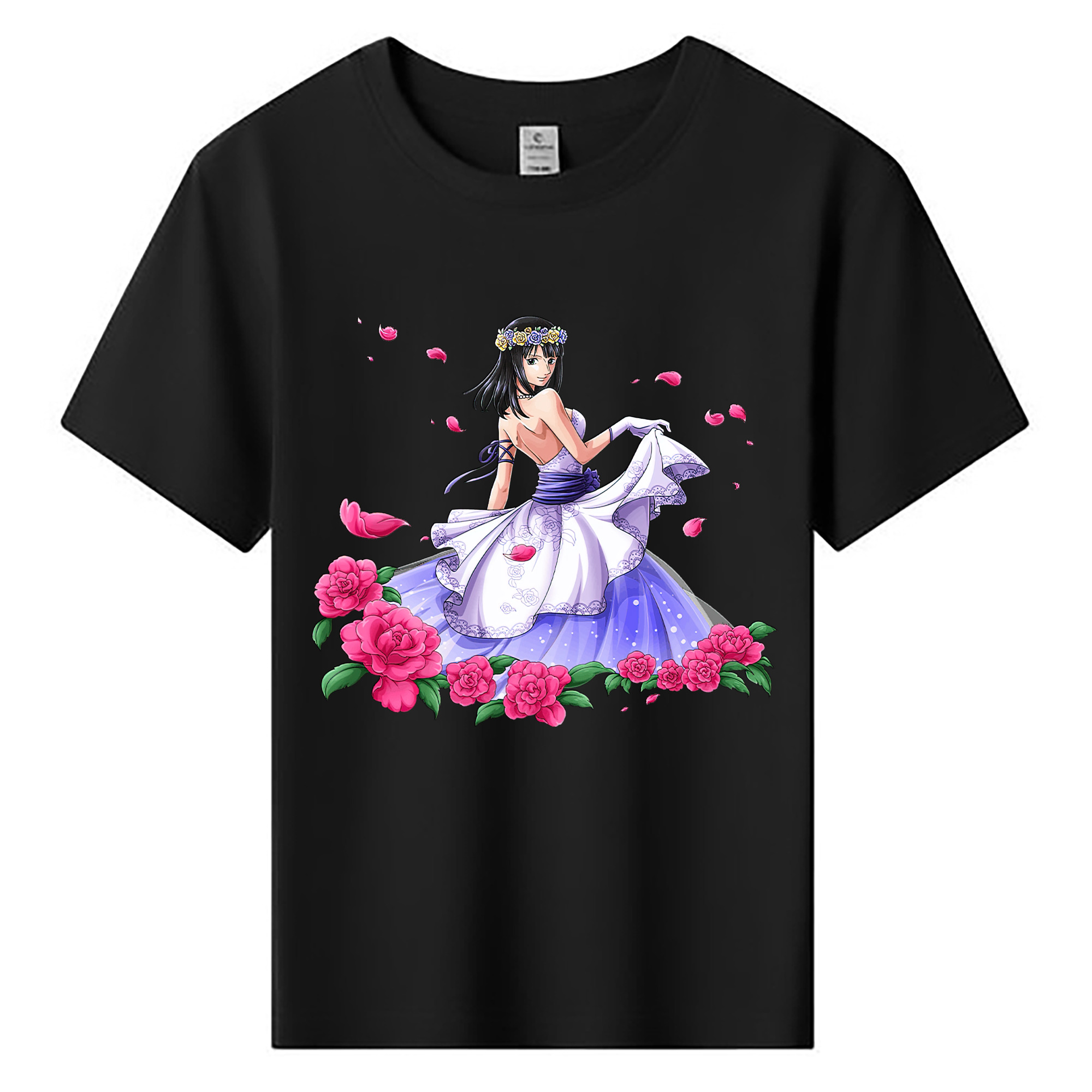 ワンピース ニコ・ロビン ONE PIECE Nico Robin 綿100％キッズTシャツ（フロントプリント）