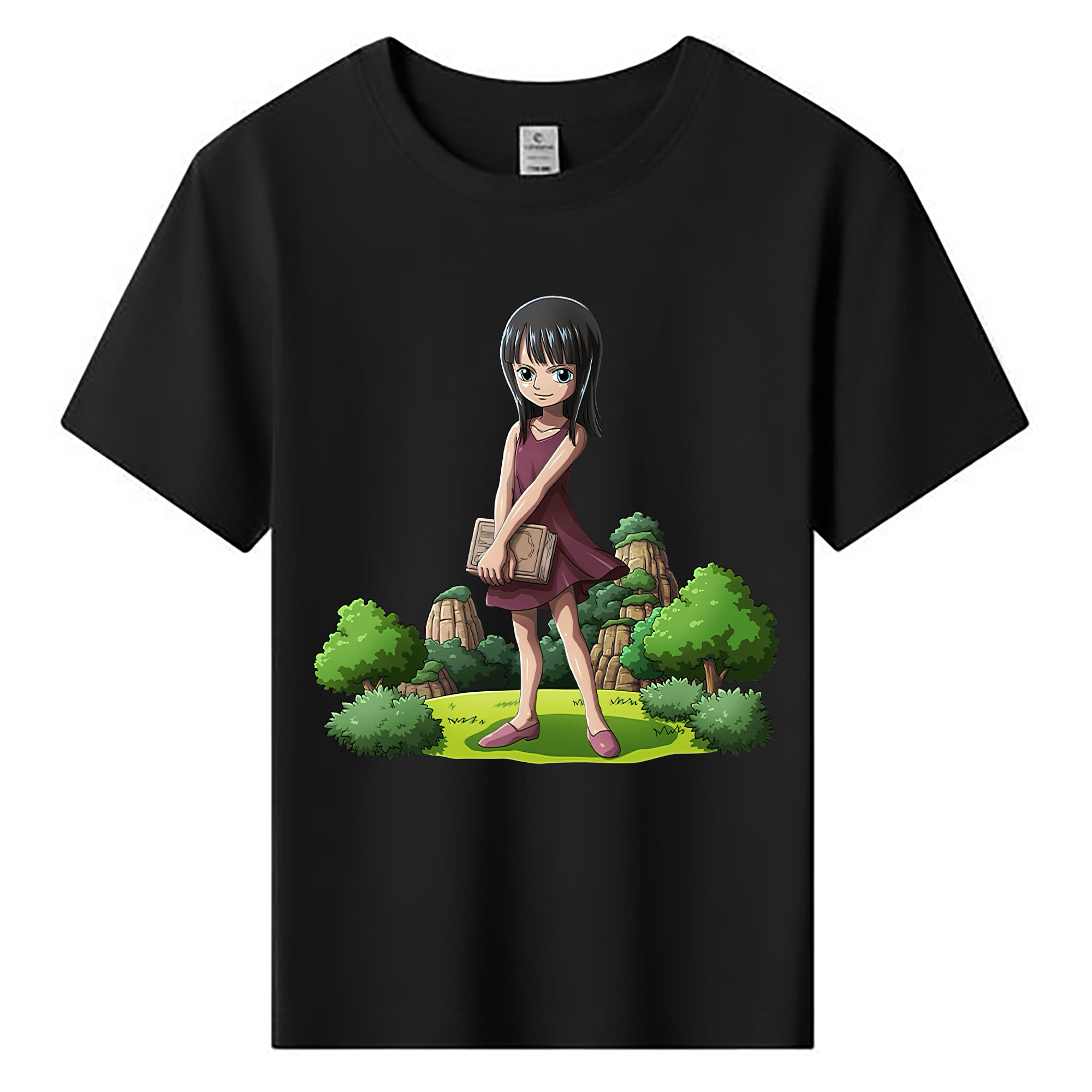 ワンピース ニコ・ロビン ONE PIECE Nico Robin 綿100％キッズTシャツ（フロントプリント）