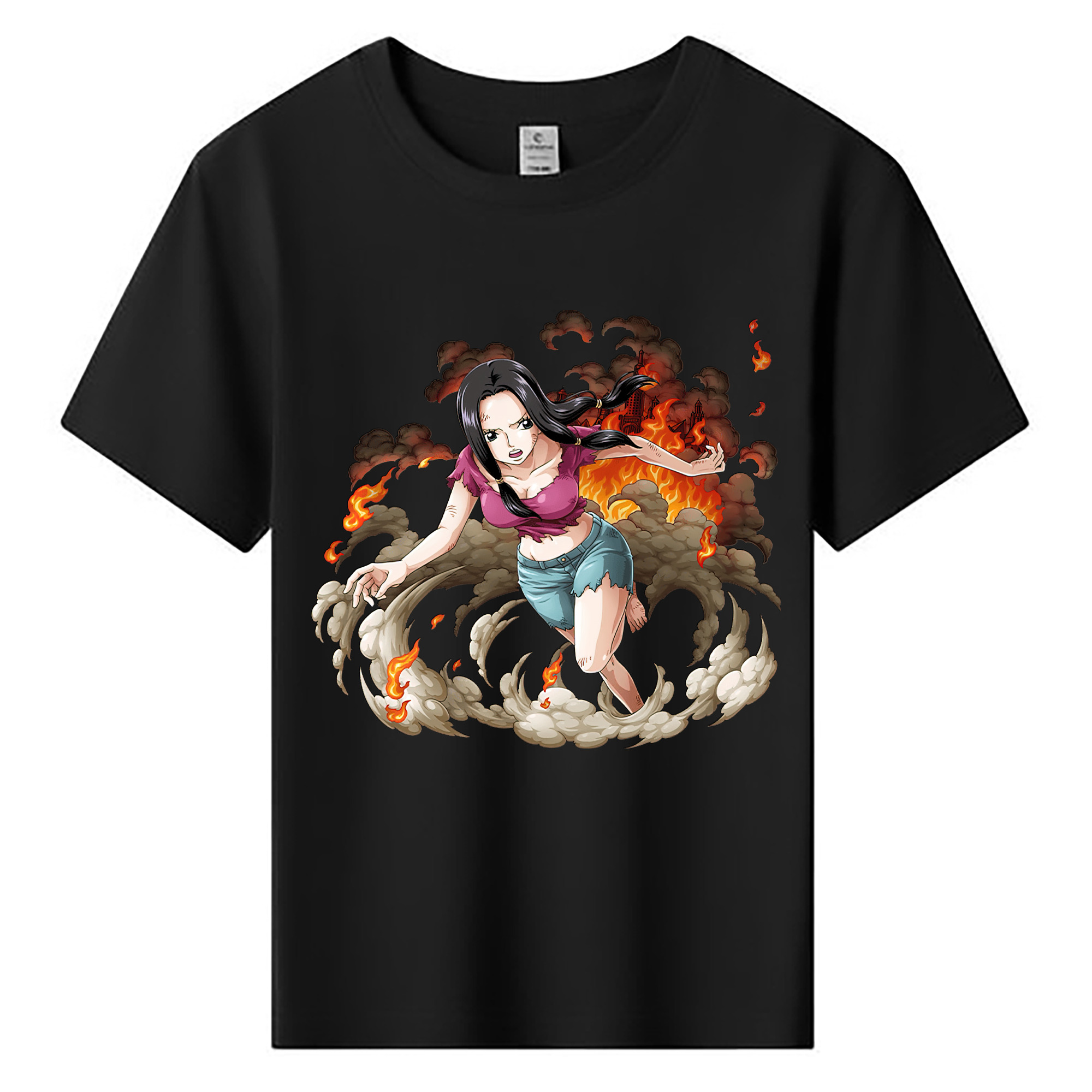 ワンピース ニコ・ロビン ONE PIECE Nico Robin 綿100％キッズTシャツ（フロントプリント）