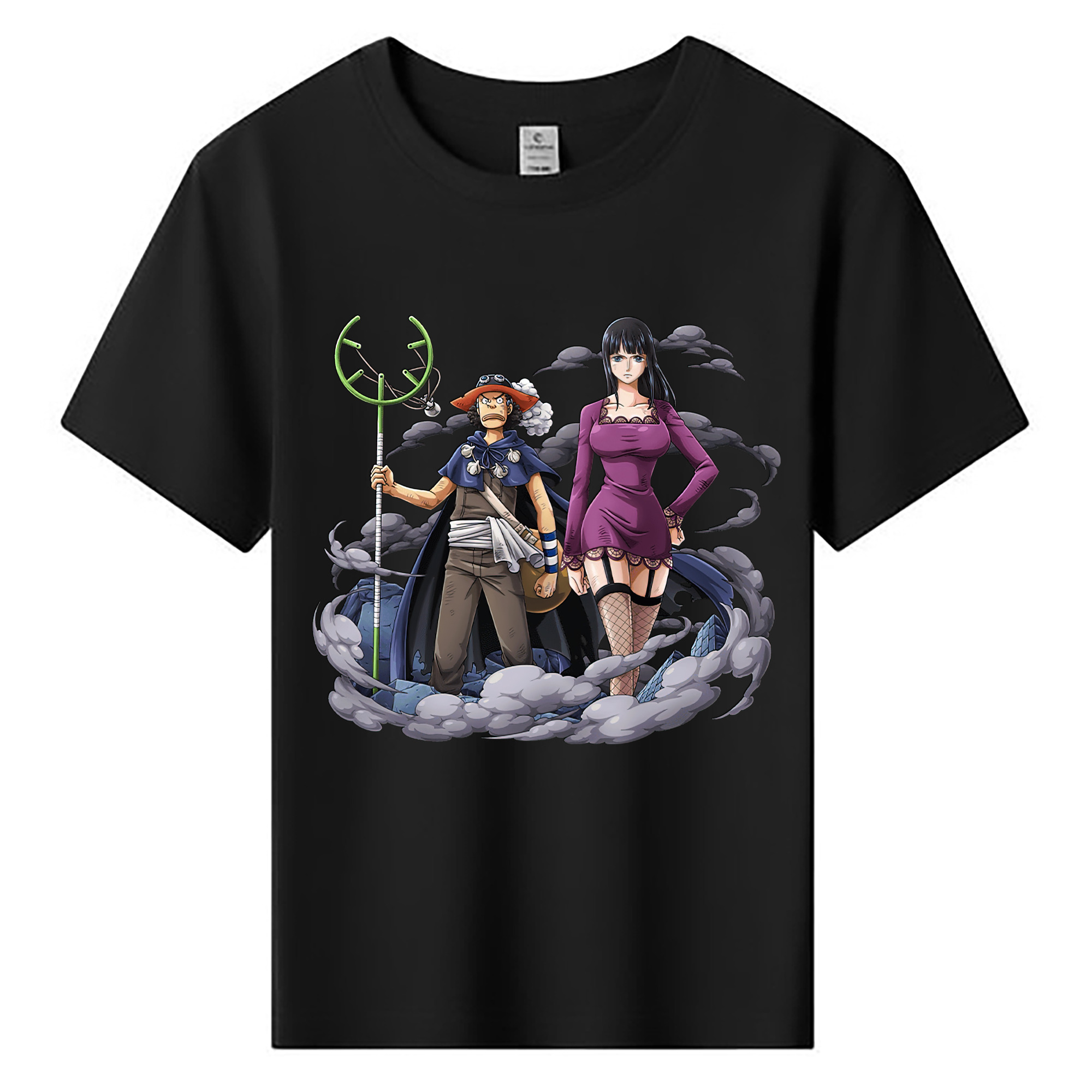 ワンピース ニコ・ロビン ONE PIECE Nico Robin 綿100％キッズTシャツ（フロントプリント）