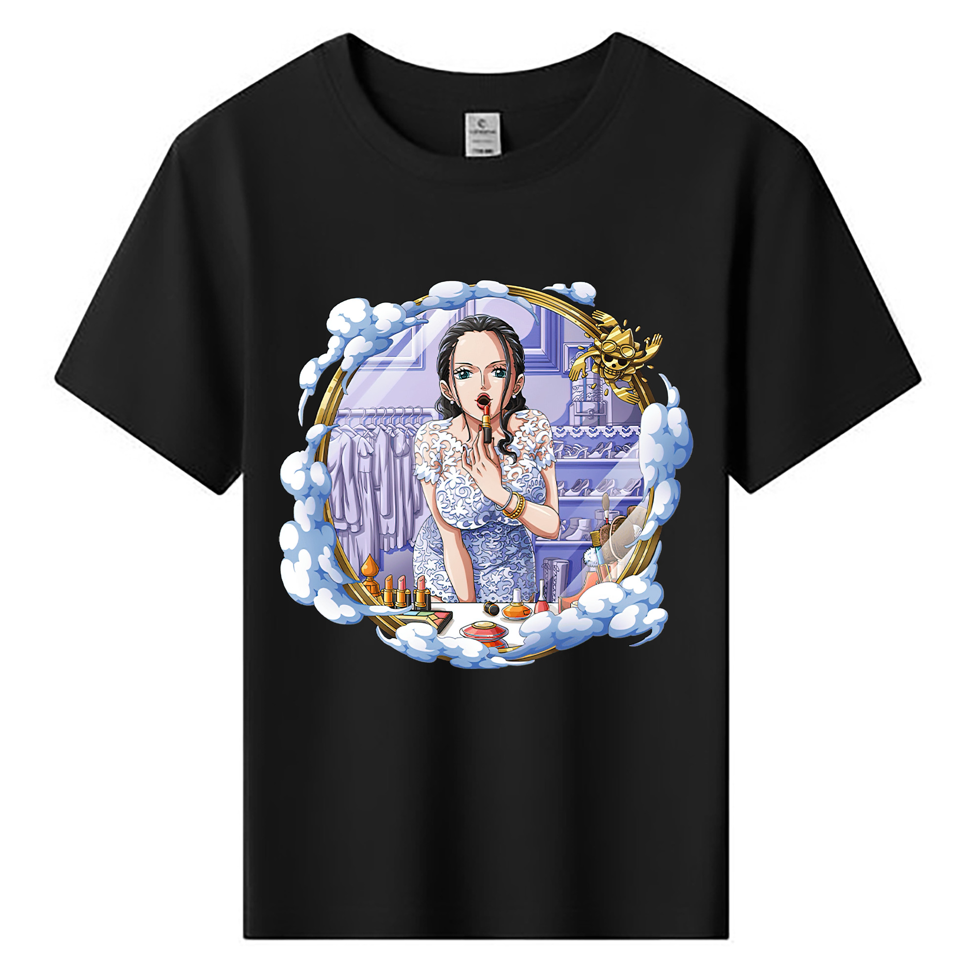 ワンピース ニコ・ロビン ONE PIECE Nico Robin 綿100％キッズTシャツ（フロントプリント）