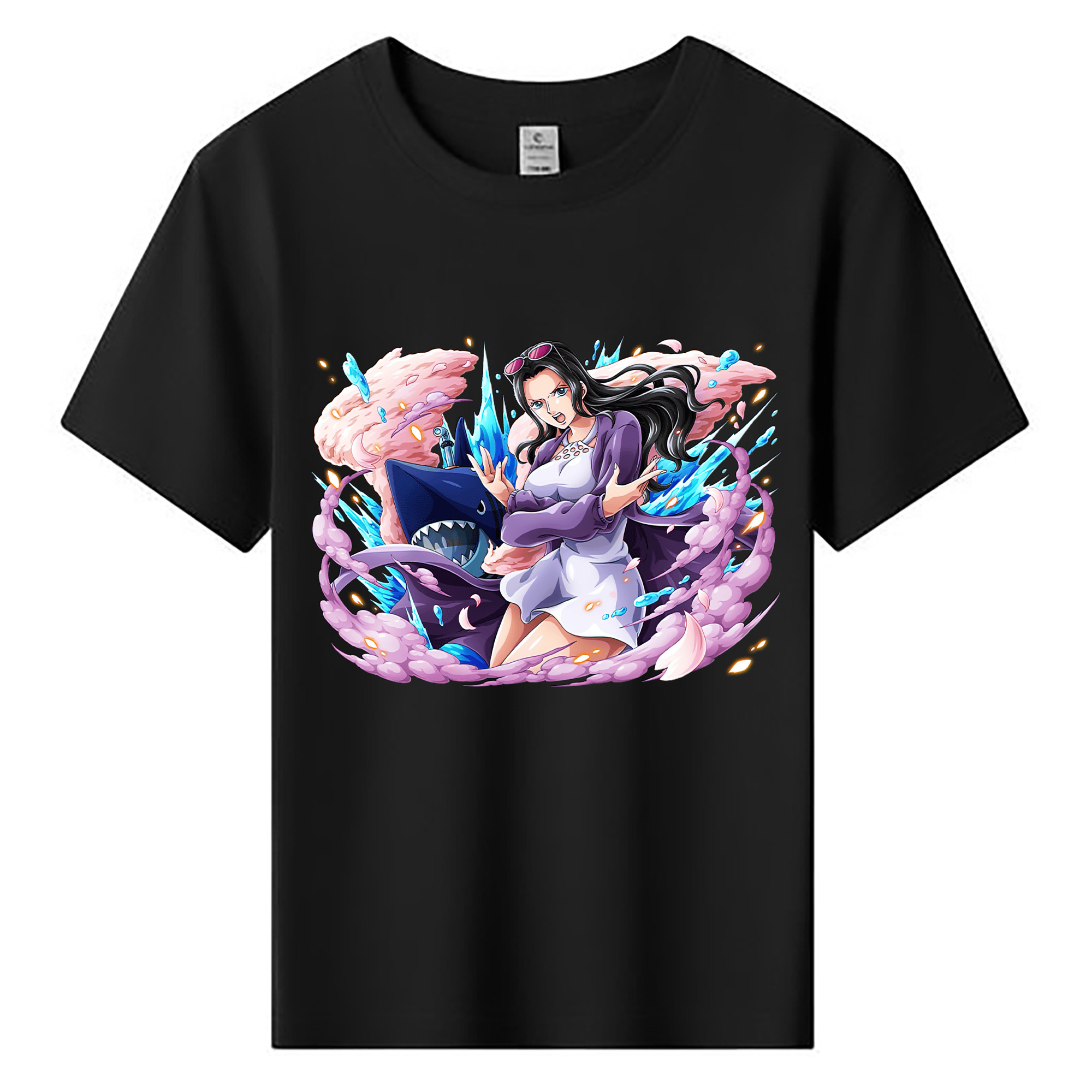 （画像用） ワンピース ニコ・ロビン ONE PIECE Nico Robin 綿100％キッズTシャツ（フロントプリント）