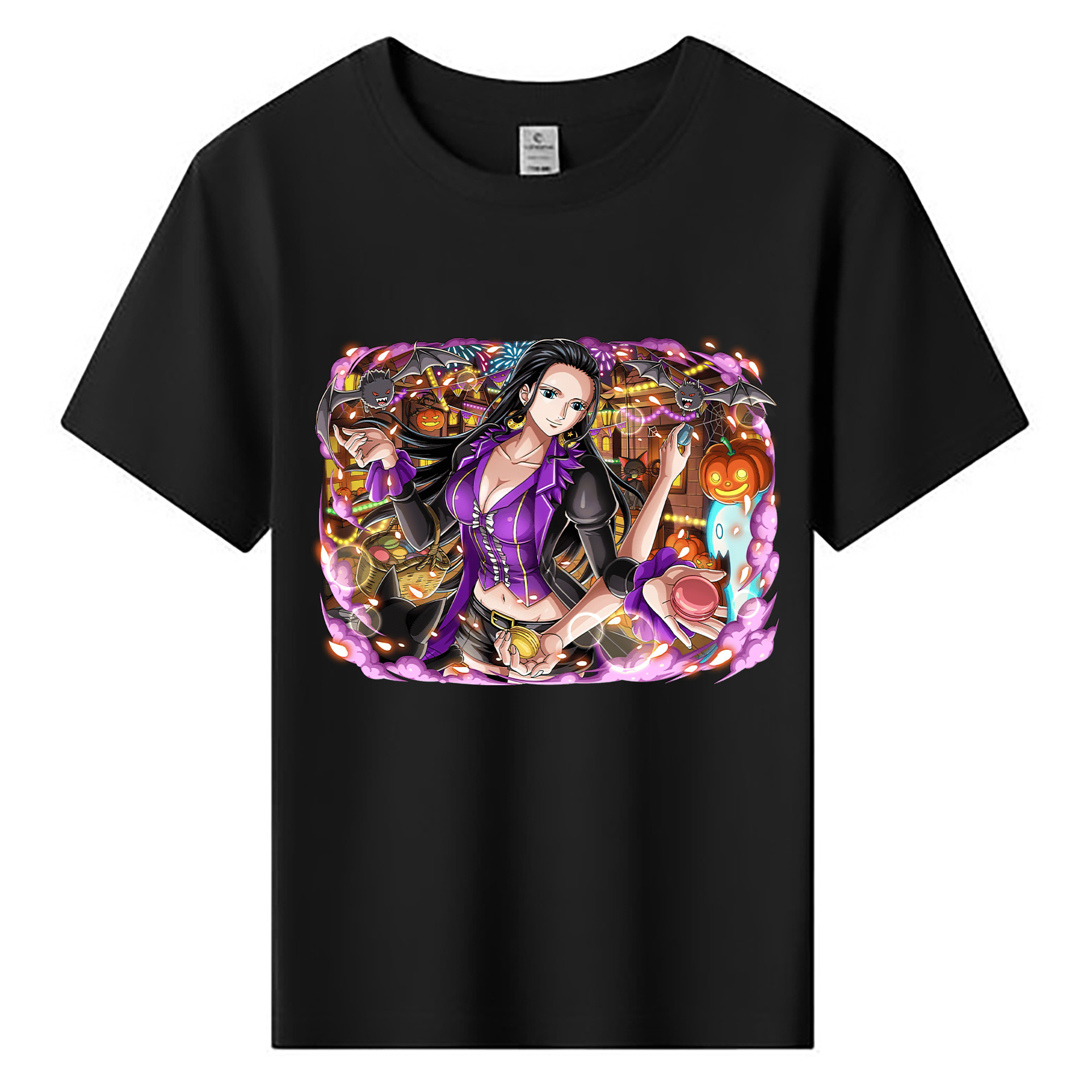 ワンピース ニコ・ロビン ONE PIECE Nico Robin 綿100％キッズTシャツ（フロントプリント）