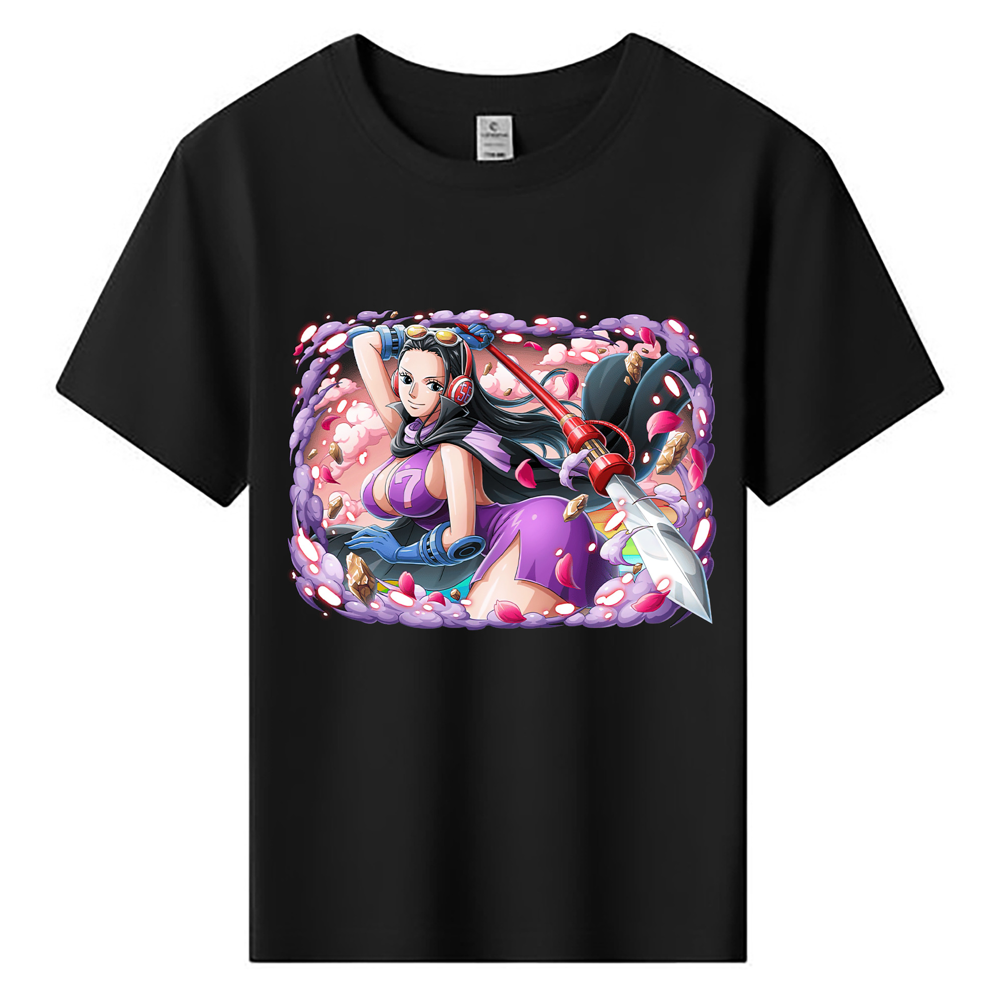 ワンピース ニコ・ロビン ONE PIECE Nico Robin 綿100％キッズTシャツ（フロントプリント）