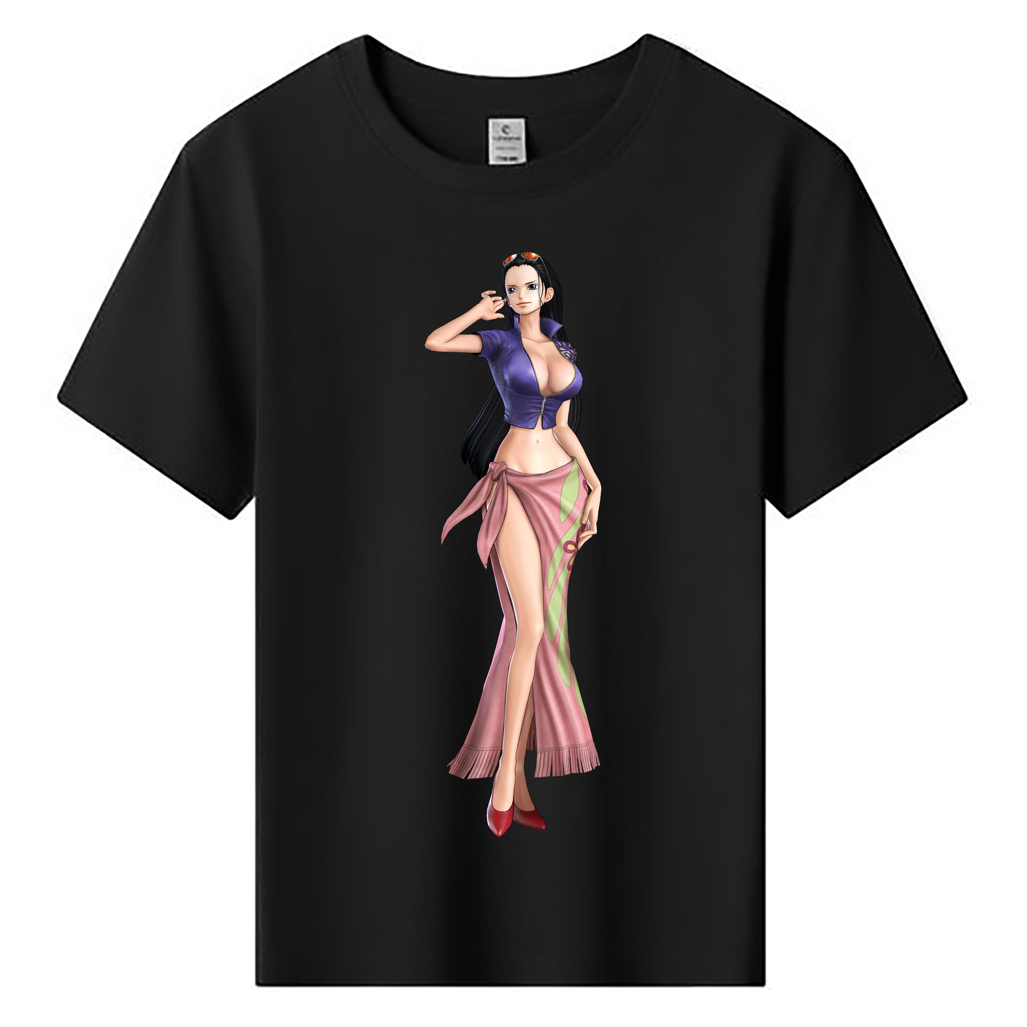 ワンピース ニコ・ロビン ONE PIECE Nico Robin 綿100％キッズTシャツ（フロントプリント）