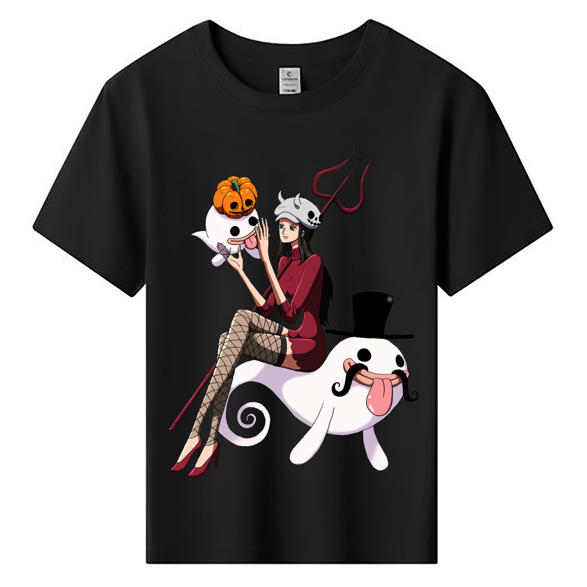 ワンピース ニコ・ロビン ONE PIECE Nico Robin 綿100％キッズTシャツ（フロントプリント）