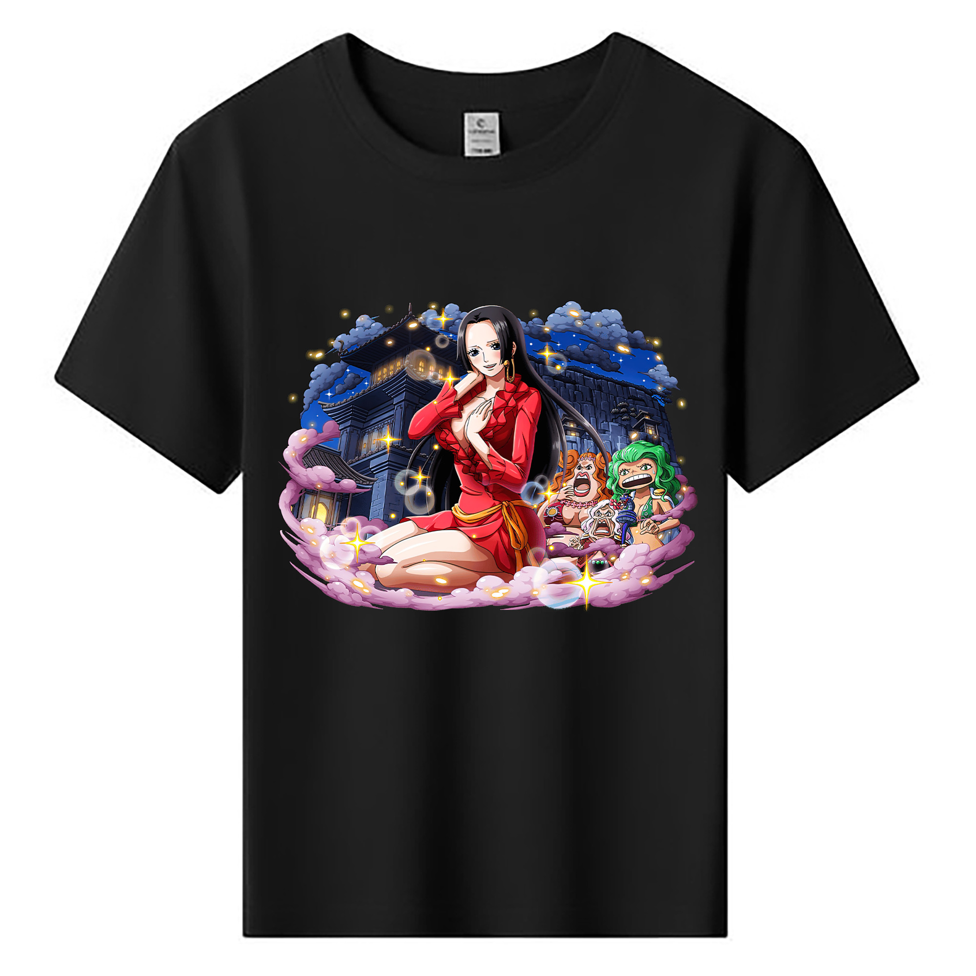 ワンピース ボア・ハンコック ONE PIECE Boa·Hancock 綿100％キッズTシャツ（フロントプリント）
