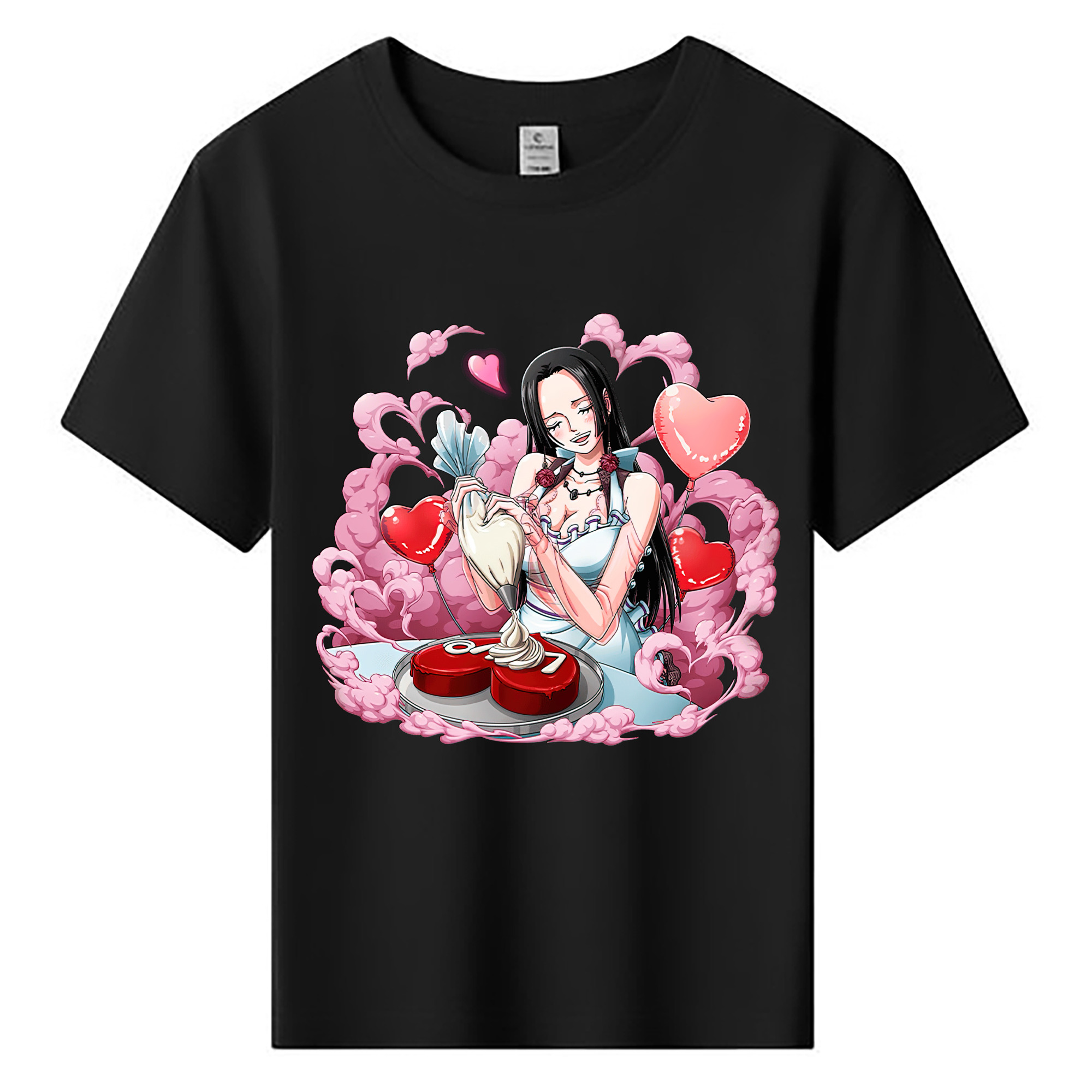ワンピース ボア・ハンコック ONE PIECE Boa·Hancock 綿100％キッズTシャツ（フロントプリント）