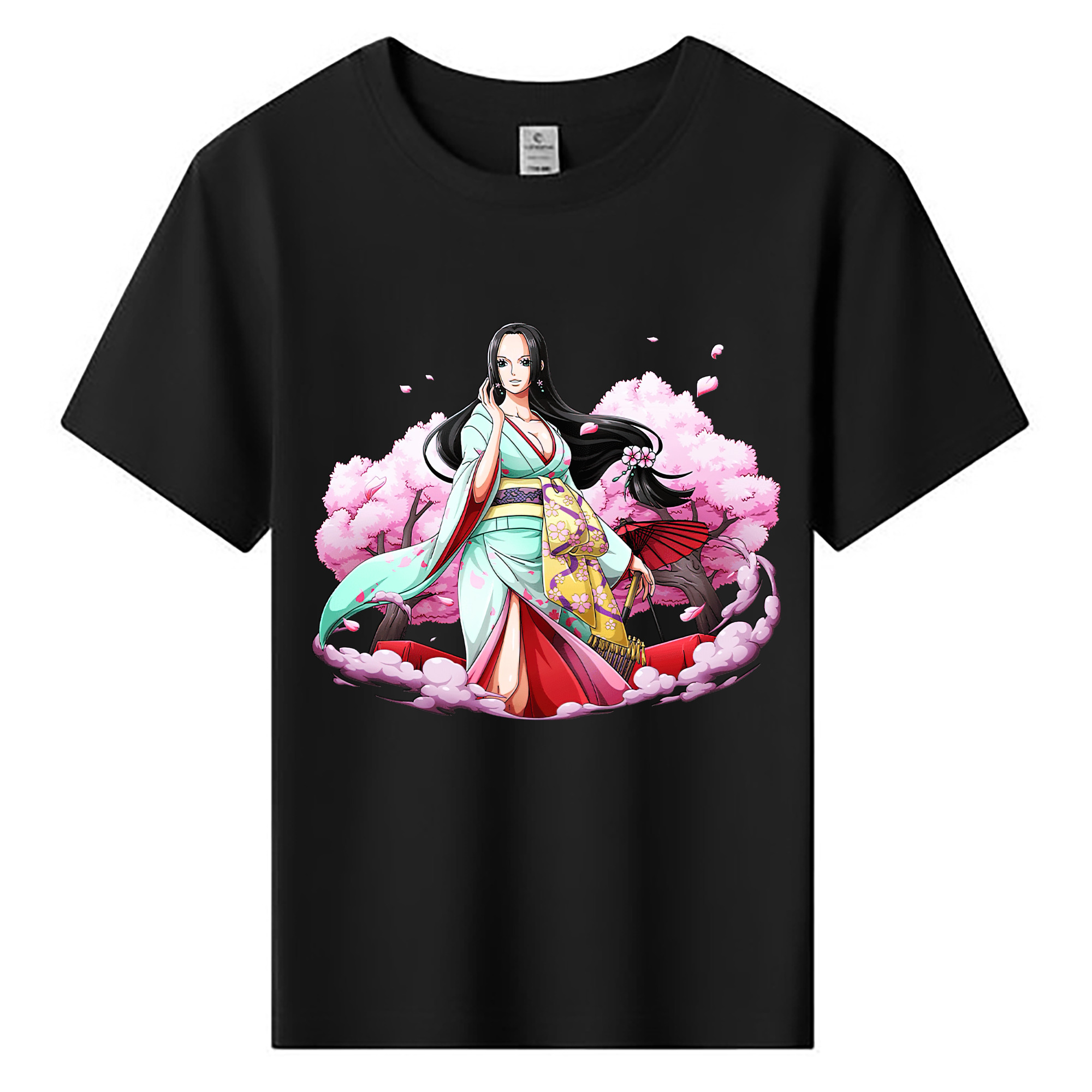 ワンピース ボア・ハンコック ONE PIECE Boa·Hancock 綿100％キッズTシャツ（フロントプリント）