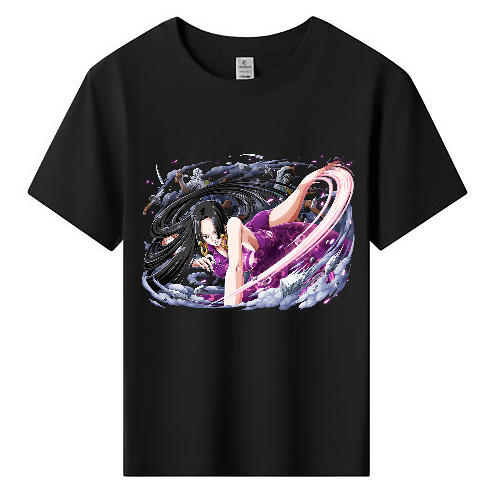 ワンピース ボア・ハンコック ONE PIECE Boa·Hancock 綿100％キッズTシャツ（フロントプリント）
