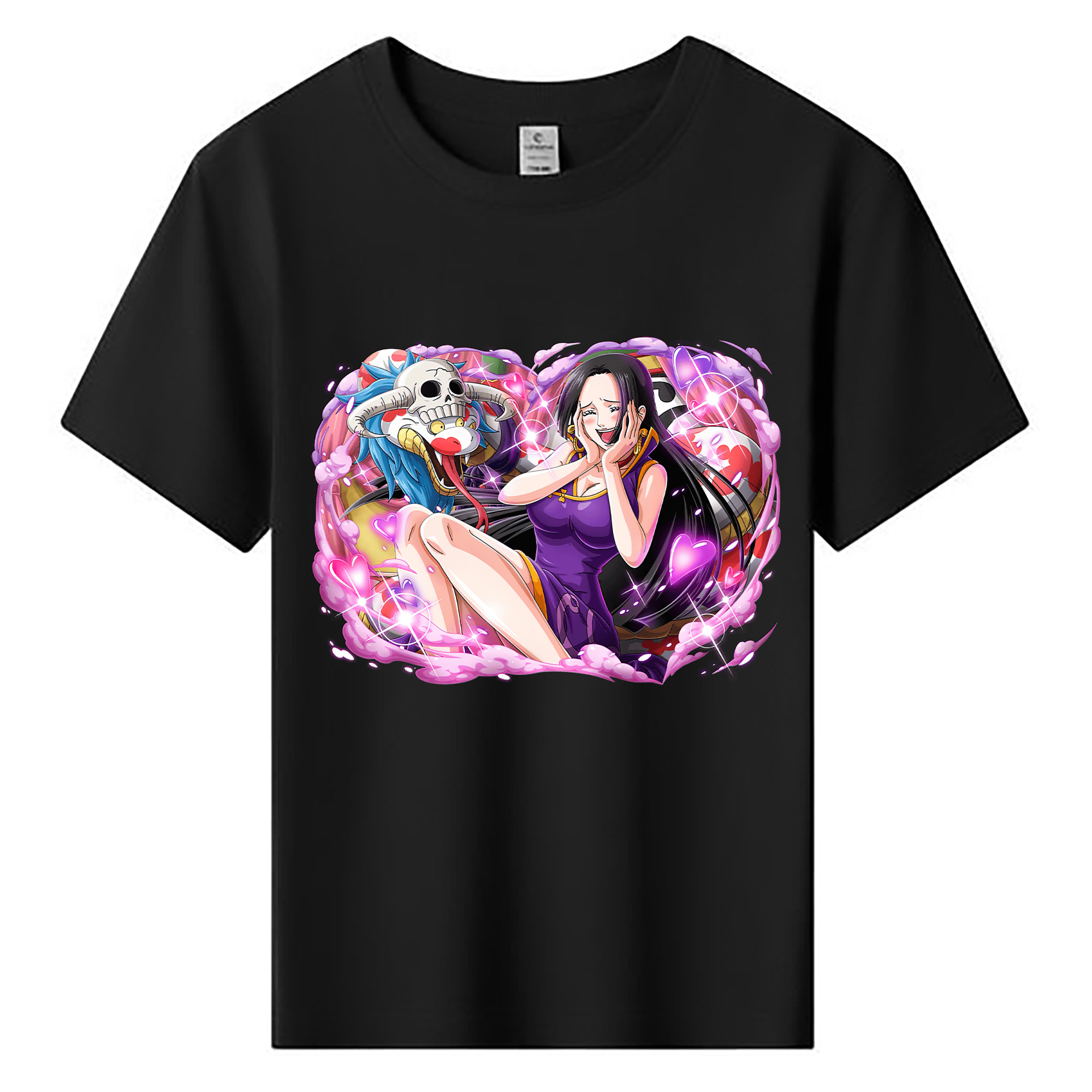ワンピース ボア・ハンコック ONE PIECE Boa·Hancock 綿100％キッズTシャツ（フロントプリント）