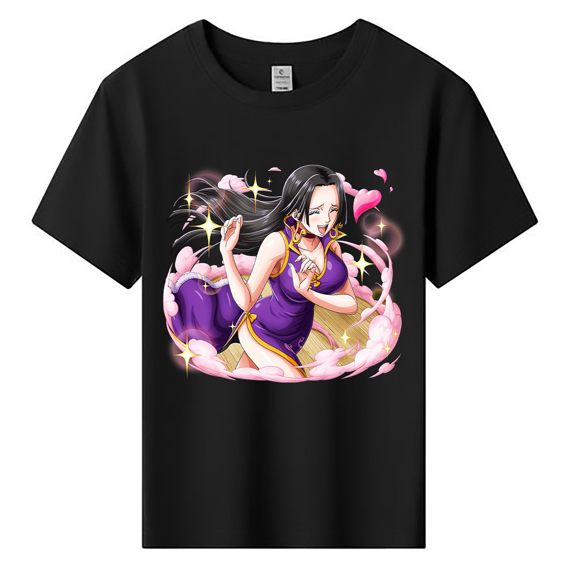 （画像用） ワンピース ボア・ハンコック ONE PIECE Boa·Hancock 綿100％キッズTシャツ（フロントプリント）