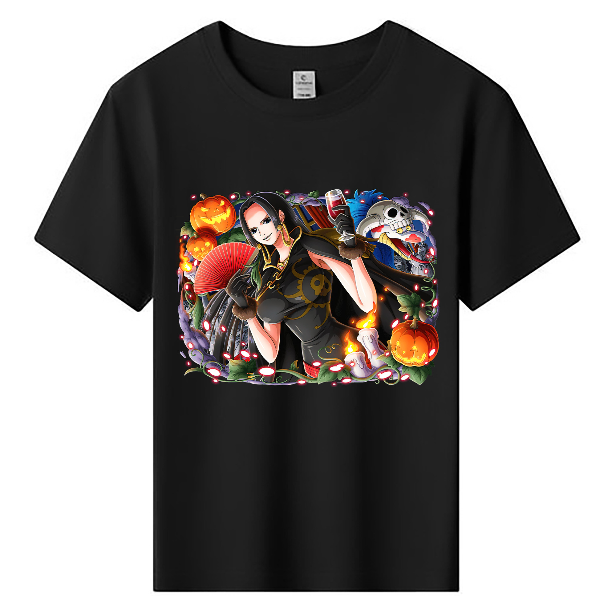 ワンピース ボア・ハンコック ONE PIECE Boa·Hancock 綿100％キッズTシャツ（フロントプリント）