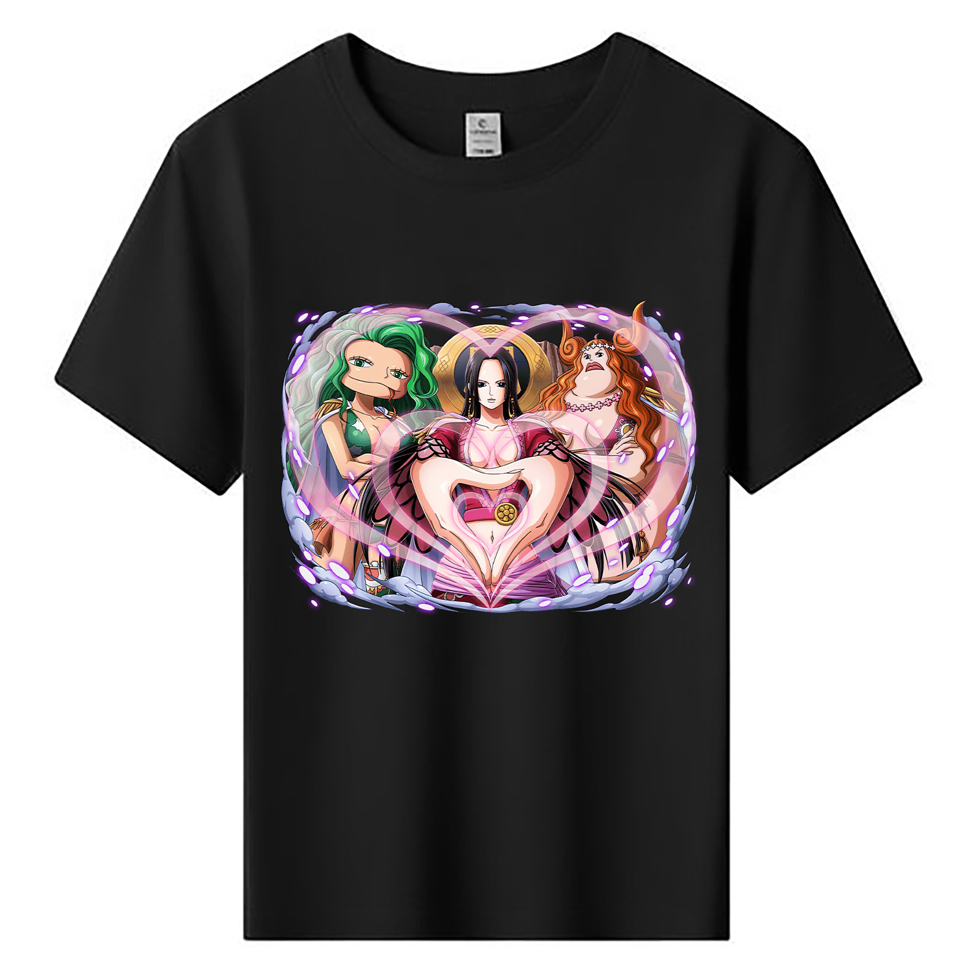 ワンピース ボア・ハンコック ONE PIECE Boa·Hancock 綿100％キッズTシャツ（フロントプリント）