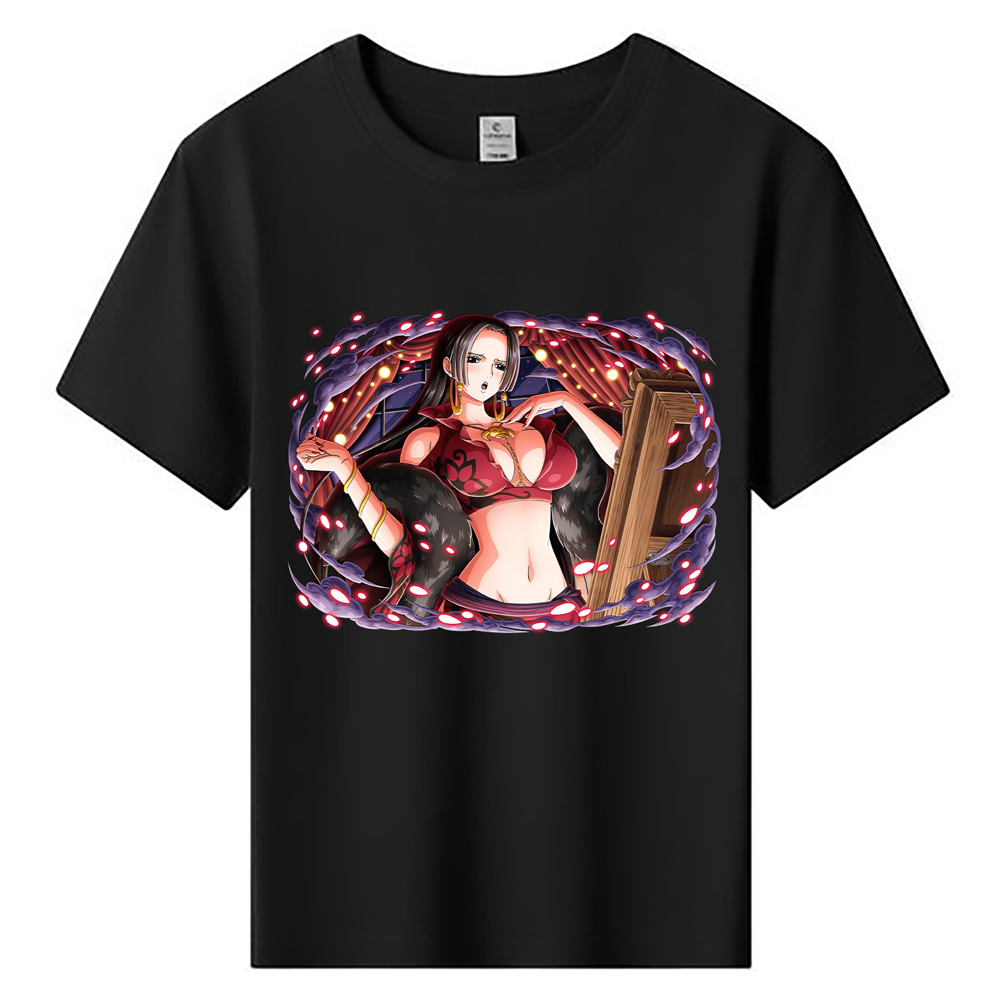 ワンピース ボア・ハンコック ONE PIECE Boa·Hancock 綿100％キッズTシャツ（フロントプリント）