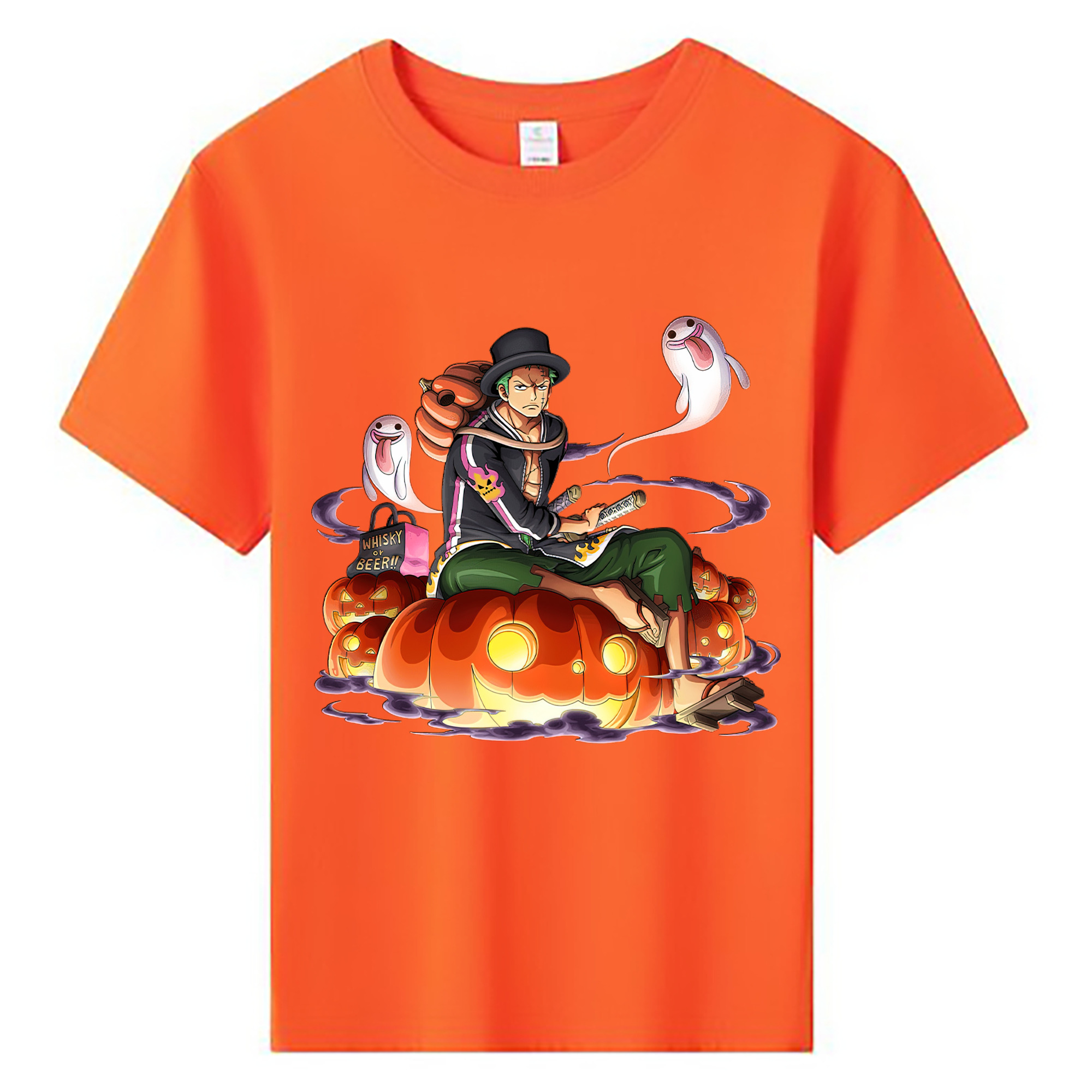 ワンピース ロロノア・ゾロ ONE PIECE Roronoa Zoro 綿100％キッズTシャツ（フロントプリント）
