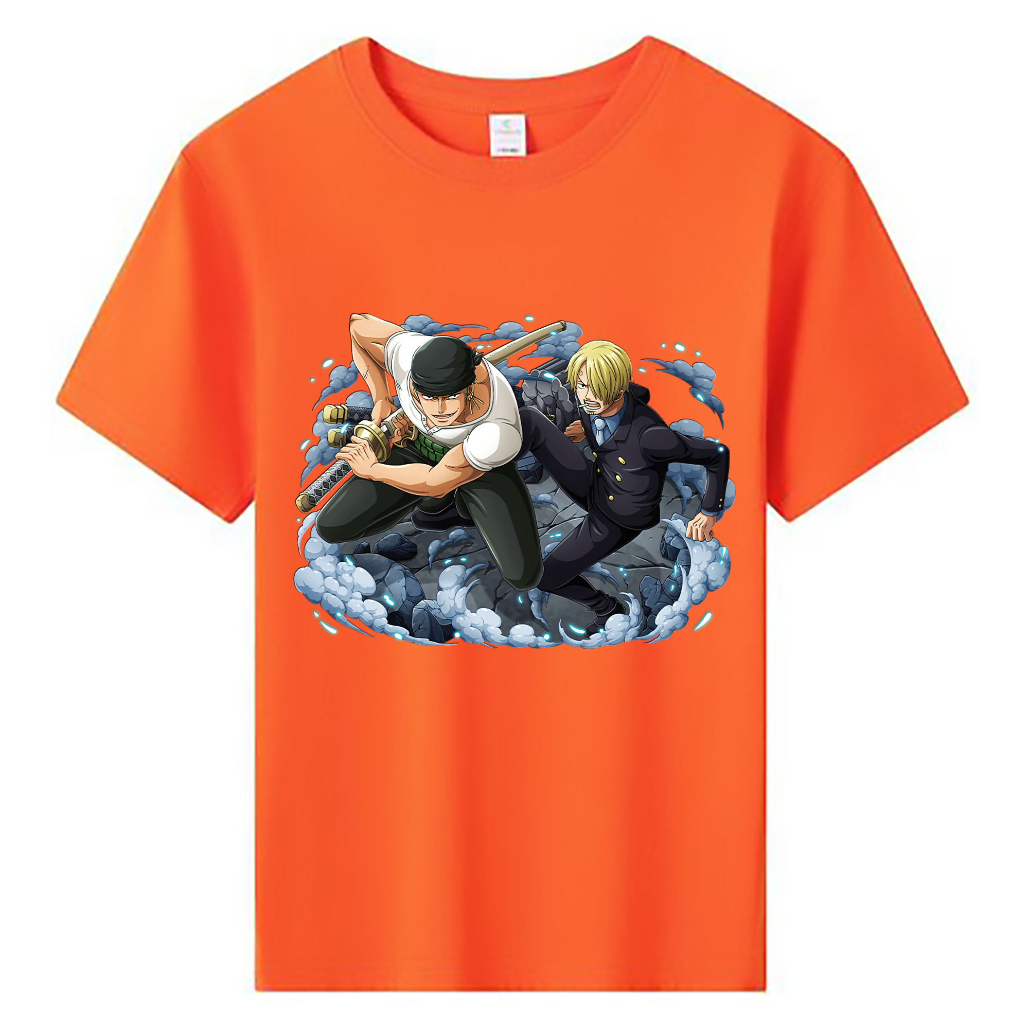 ワンピース ロロノア・ゾロ ONE PIECE Roronoa Zoro 綿100％キッズTシャツ（フロントプリント）