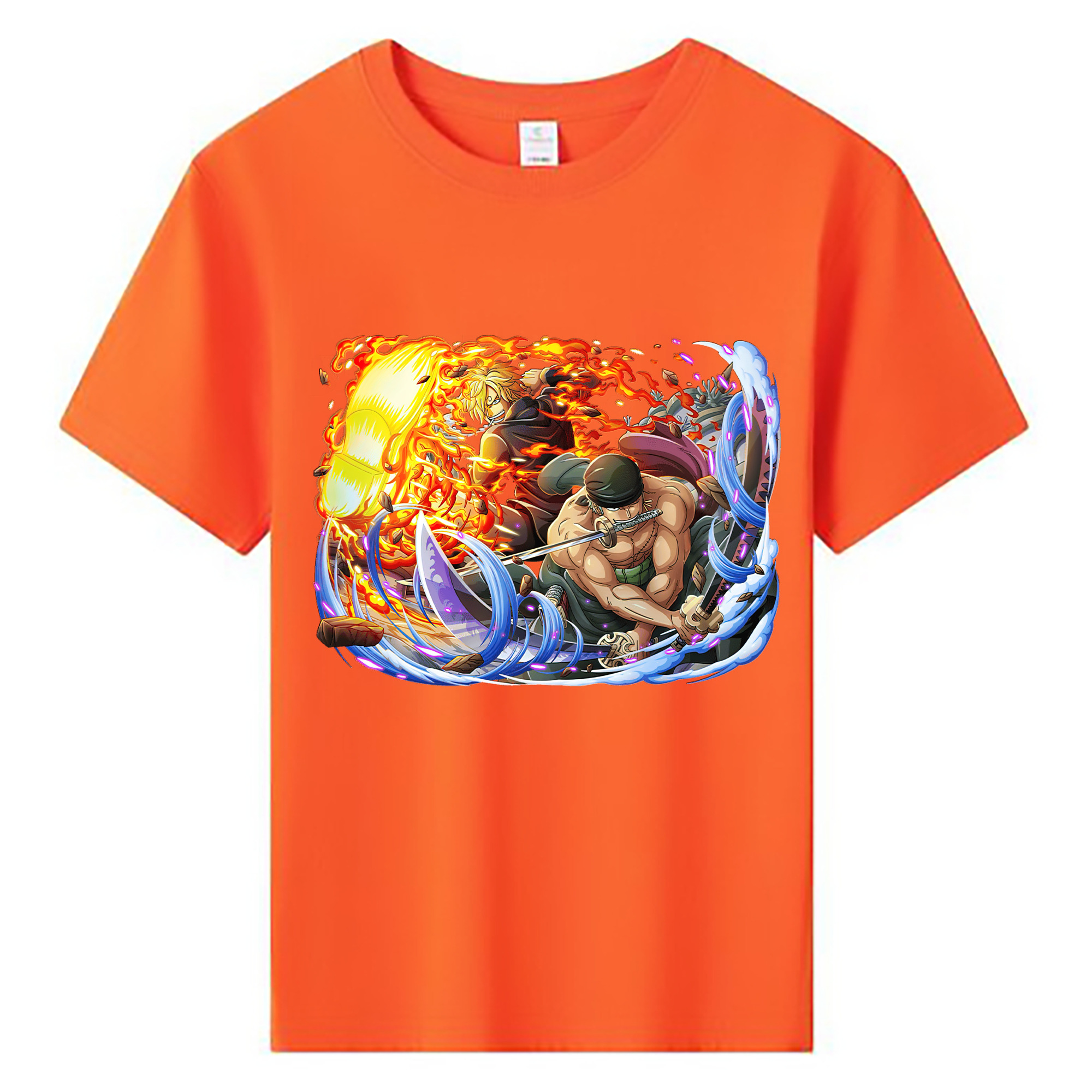 ワンピース ロロノア・ゾロ ONE PIECE Roronoa Zoro 綿100％キッズTシャツ（フロントプリント）