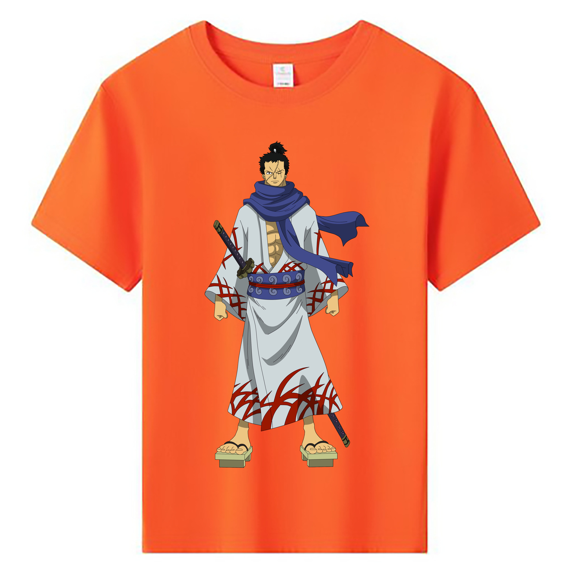 ワンピース ロロノア・ゾロ ONE PIECE Roronoa Zoro 綿100％キッズTシャツ（フロントプリント）