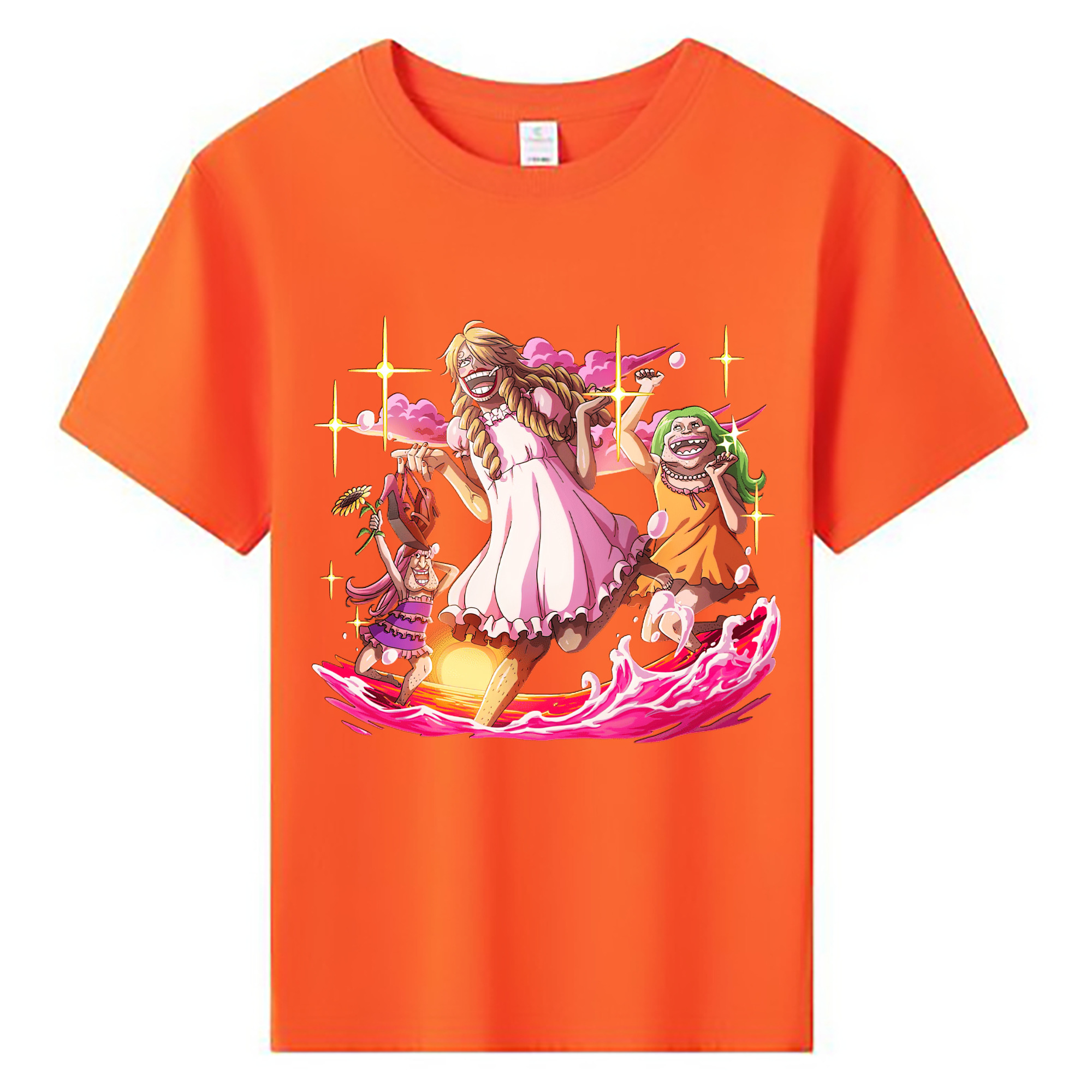 （画像用） ワンピース サンジ ONE PIECE Sanji 綿100％キッズTシャツ（フロントプリント）