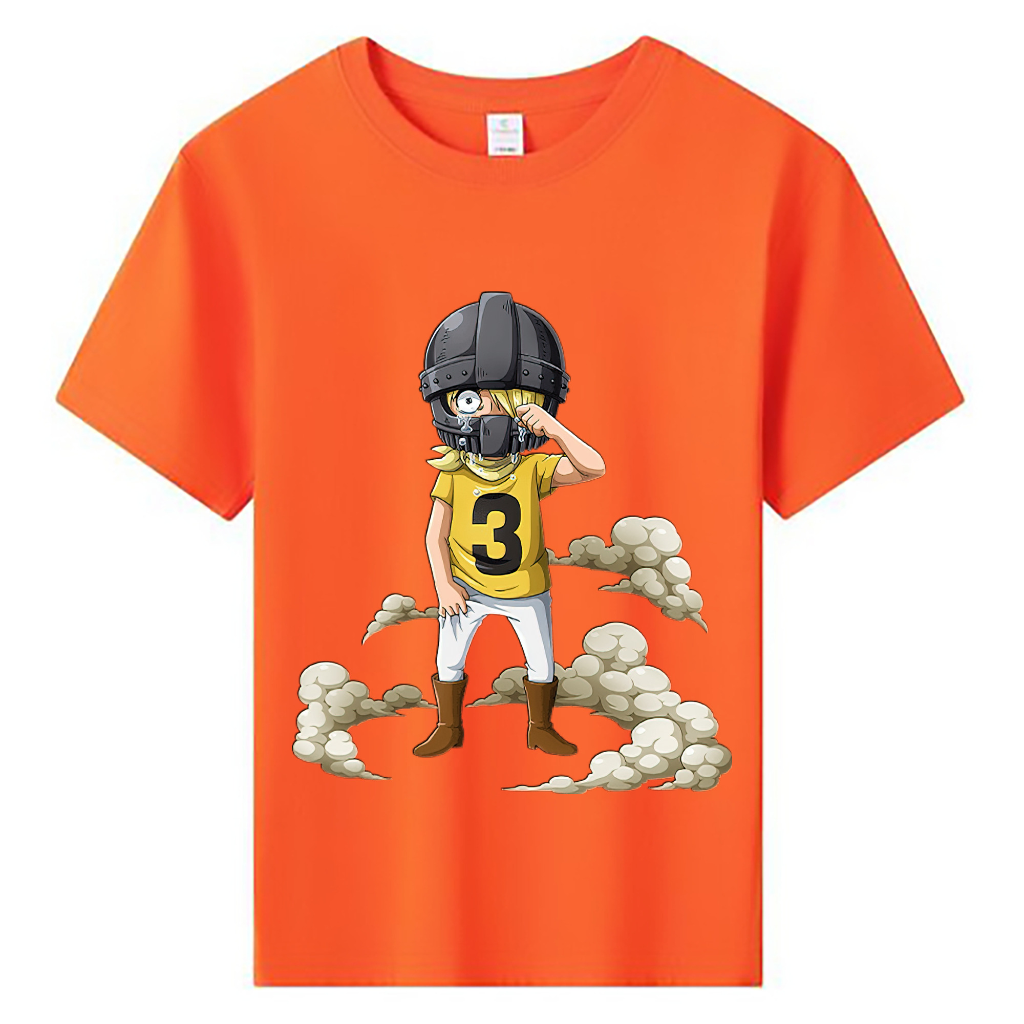 （画像用） ワンピース サンジ ONE PIECE Sanji 綿100％キッズTシャツ（フロントプリント）