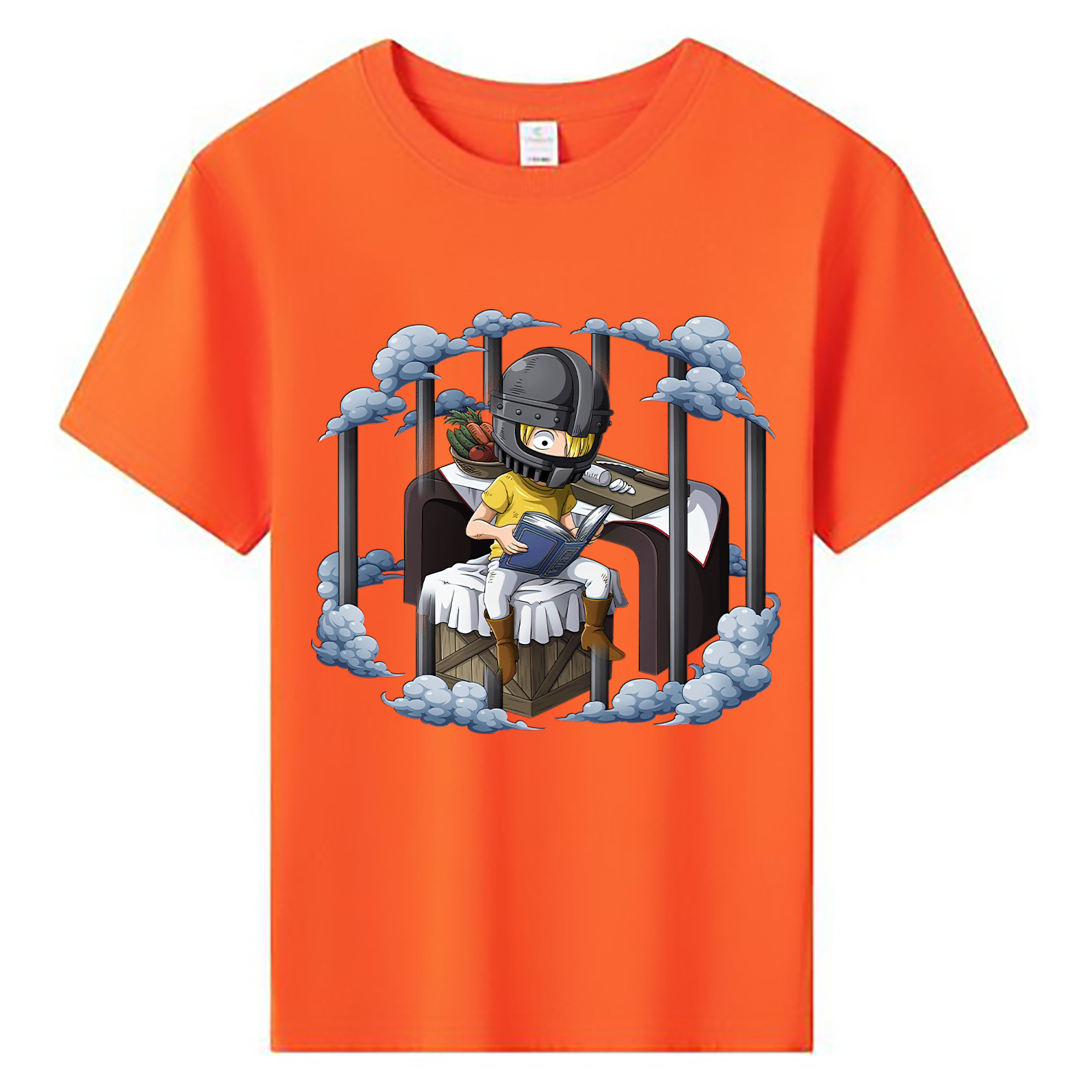 （画像用） ワンピース サンジ ONE PIECE Sanji 綿100％キッズTシャツ（フロントプリント）
