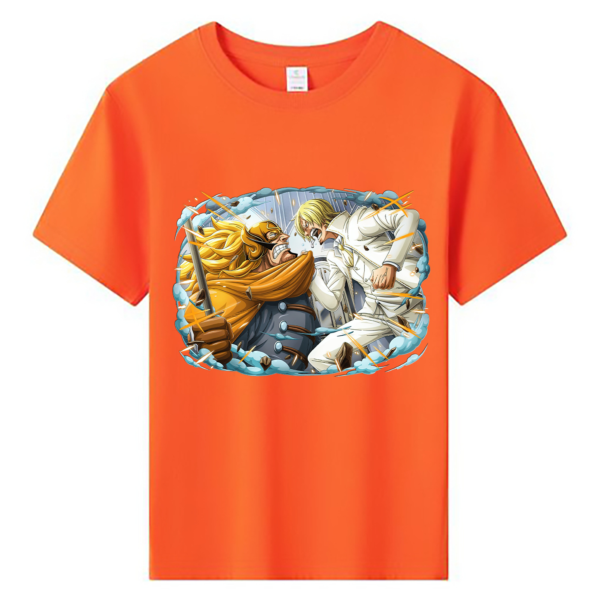 （画像用） ワンピース サンジ ONE PIECE Sanji 綿100％キッズTシャツ（フロントプリント）