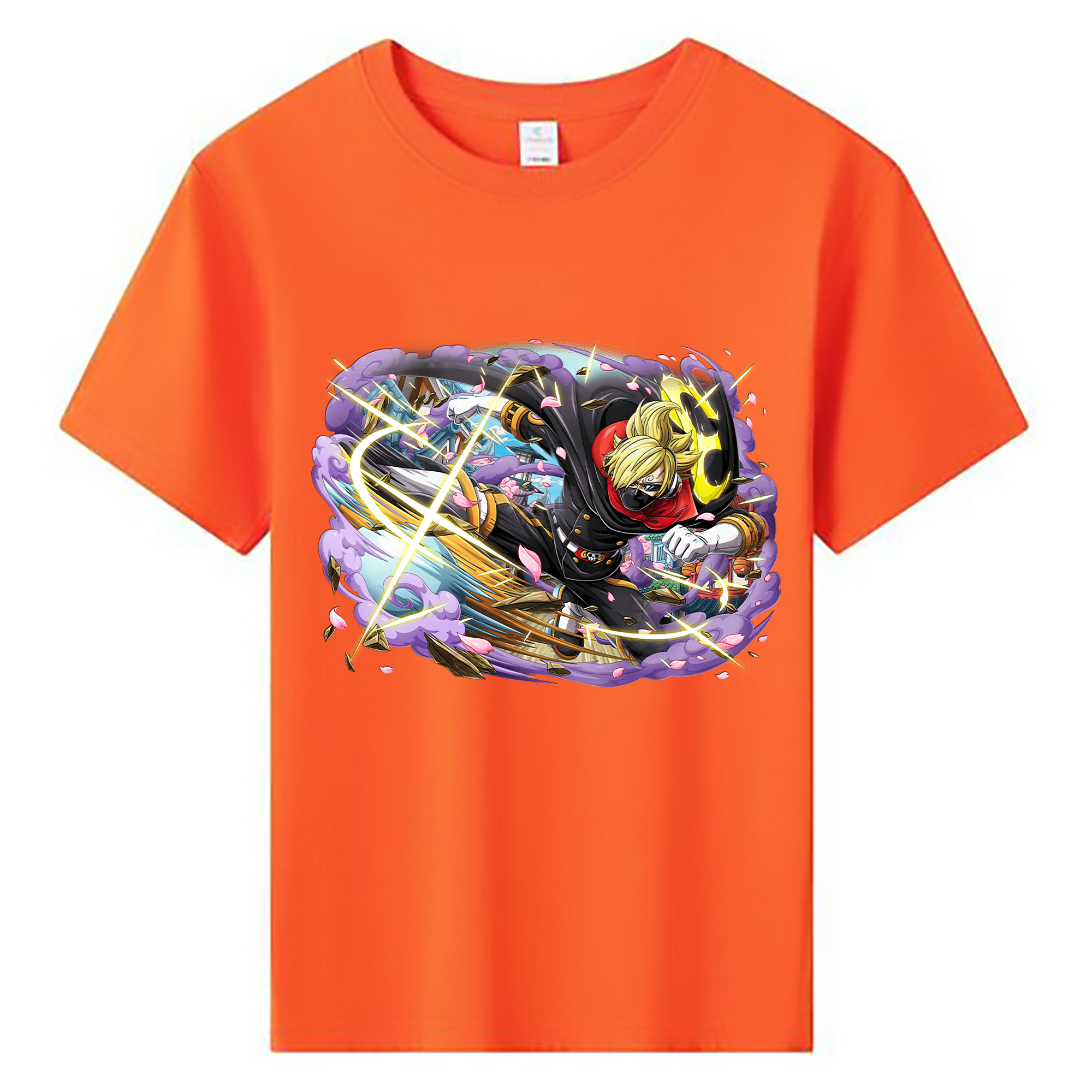 ワンピース サンジ ONE PIECE Sanji 綿100％キッズTシャツ（フロントプリント）