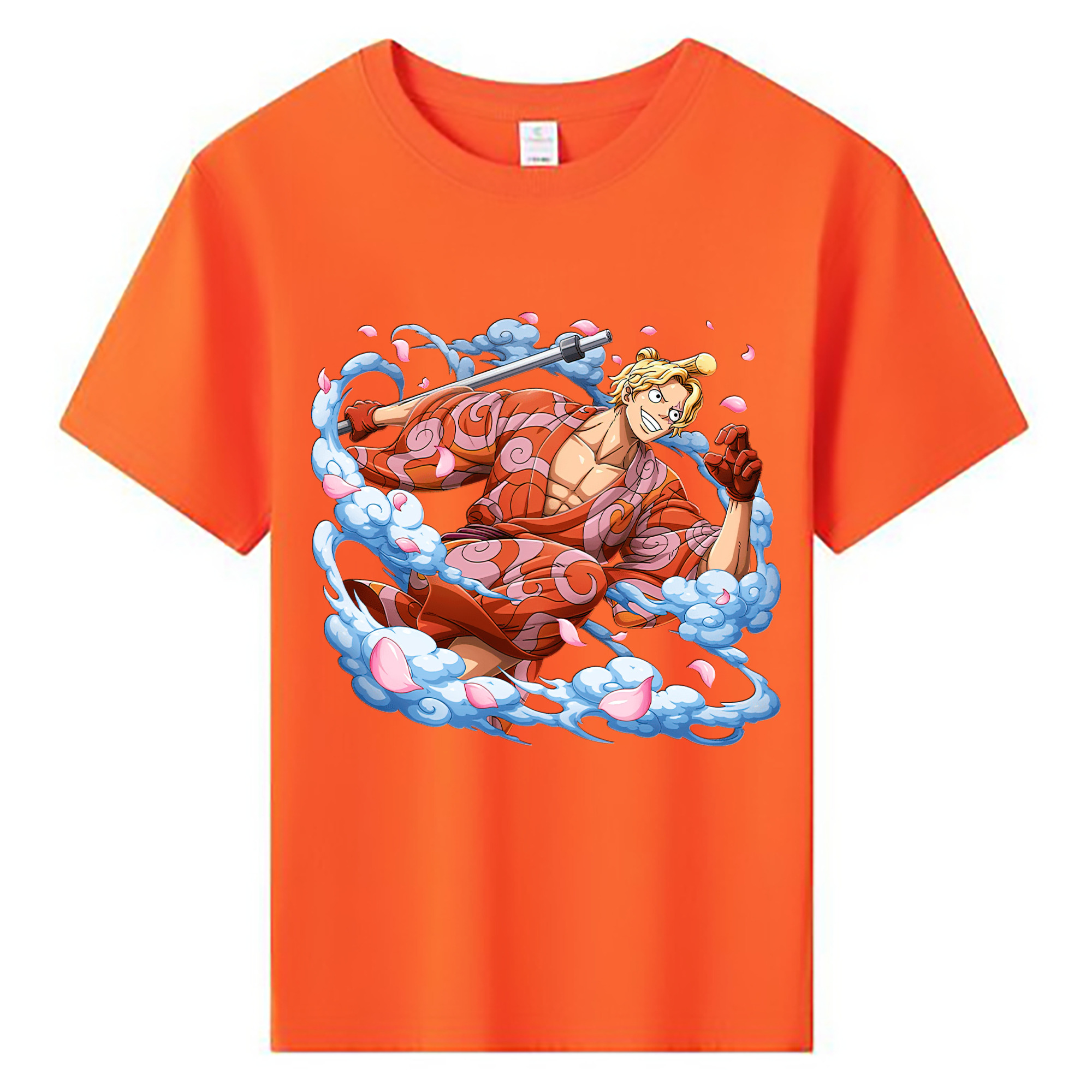 ワンピース サンジ ONE PIECE Sanji 綿100％キッズTシャツ（フロントプリント）