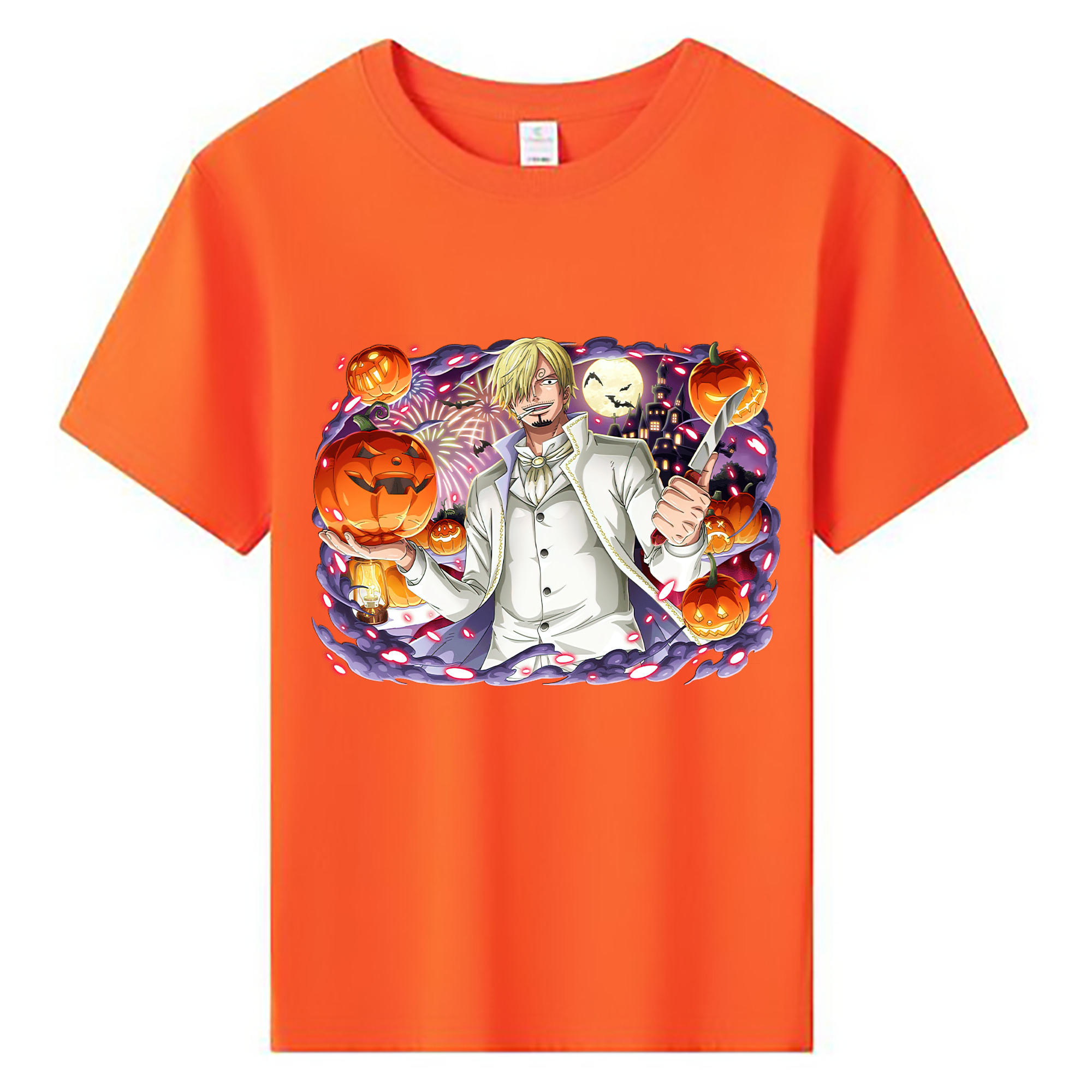 ワンピース サンジ ONE PIECE Sanji 綿100％キッズTシャツ（フロントプリント）